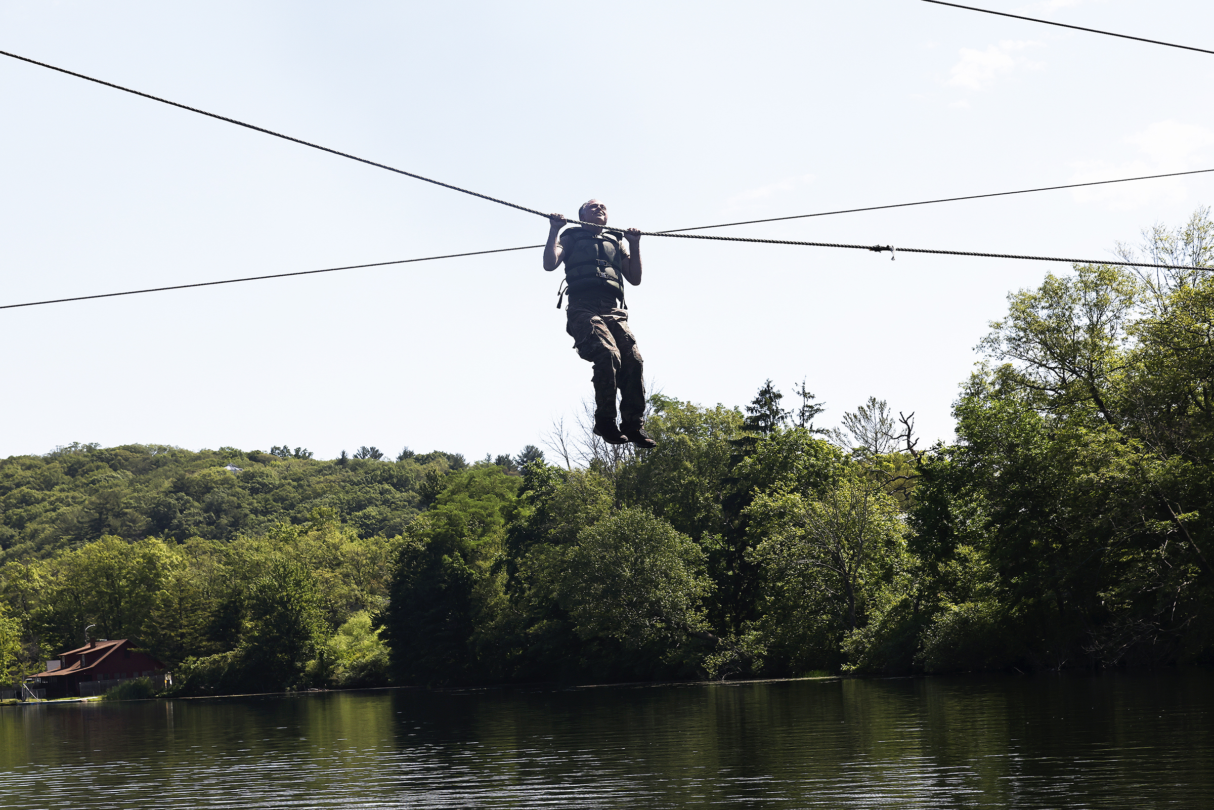 The Simon Center for the Professional Military Ethic and the Department of Military Instruction conducted a Civilian Military Experience (CivMX) for civilian staff, faculty and coaches to immerse in the training experience of cadets and foster a shared understanding about the requirements of the Army profession.  It was a three-day, two-night course from June 5-7, which allowed the 18 participants to engage in a combination of lessons, reflections, field exercises and leadership/fellowship roles to develop 