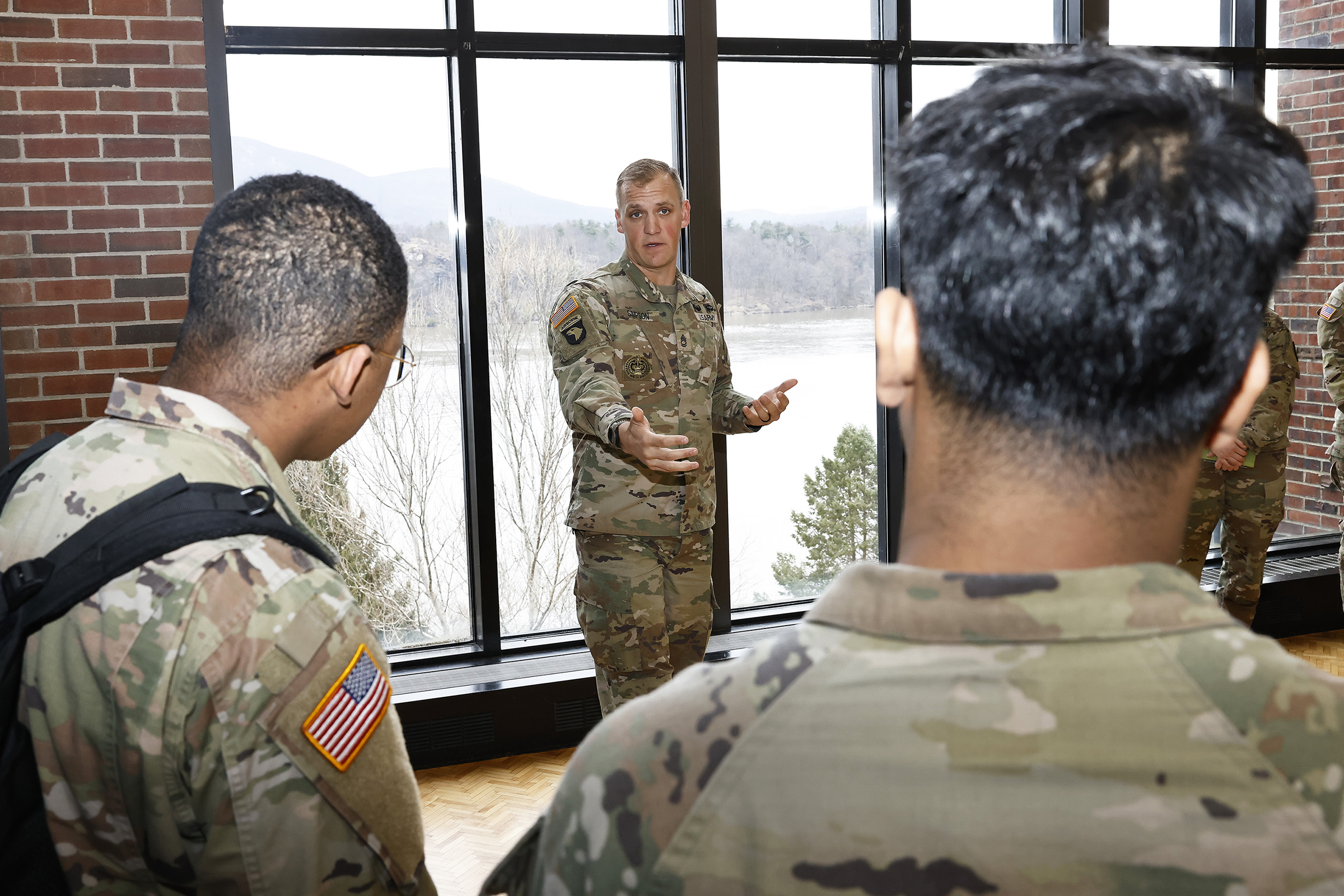 The first-class cadets, with staff and faculty, participated in the Mission Command Conference (MCC) from March 19-20 at Eisenhower Hall, where they were presented real-world challenges by the officers and noncommissioned officers who had boots on the ground in dire situations to help reinforce the importance of character and leading through mission command.  This year’s conference theme was “Establishing Trust: A Legacy at Home and Abroad,” and it allowed cadets to listen and discuss with the panel members