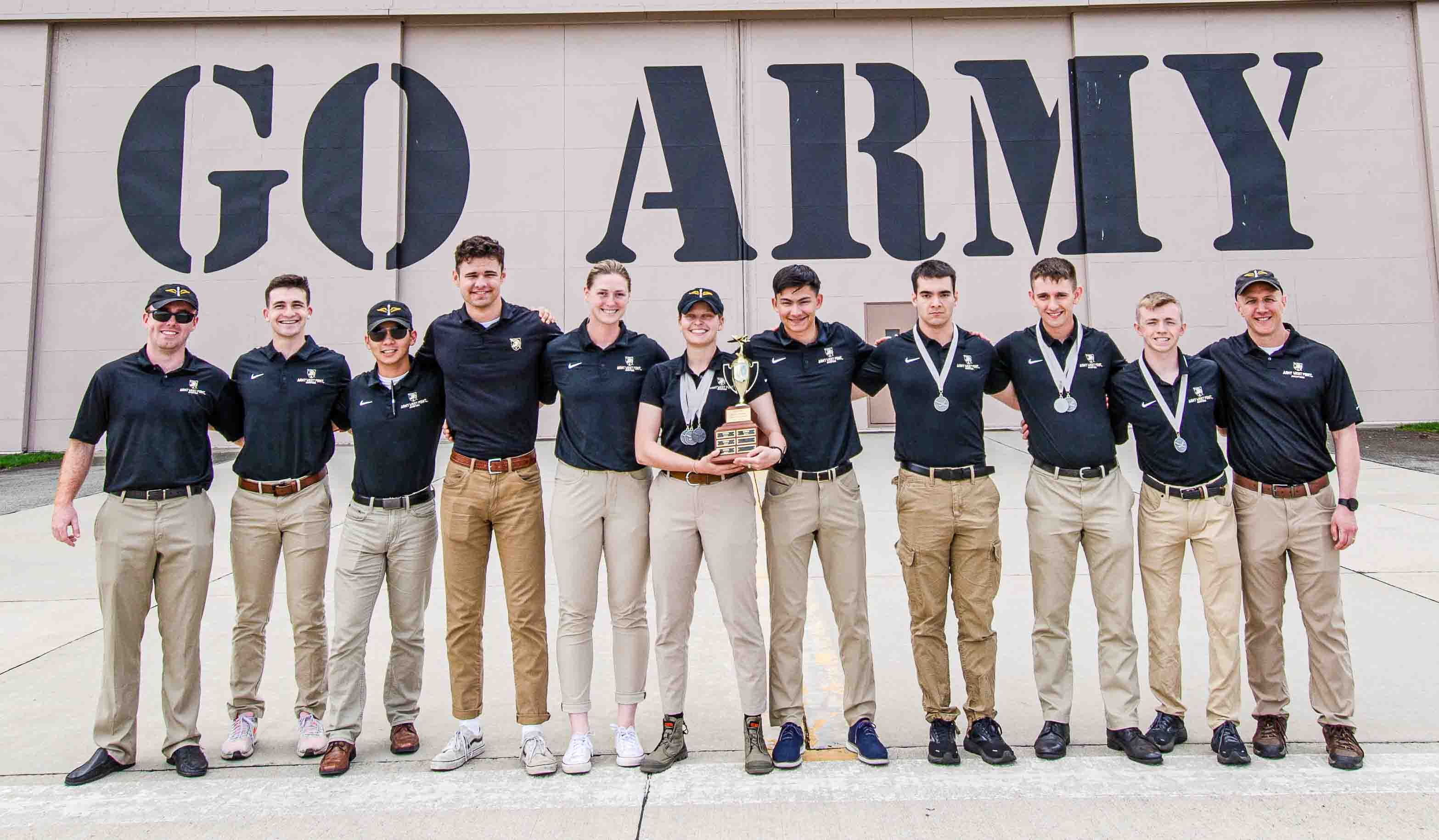 The West Point Aviation Club hosted the annual Interservice flight competition at the 2nd Aviation Detachment hangar from 14-16 April. The event, modeled on National Intercollegiate Flying Association rules, featured pilots from the Military Academy, Coast Guard Academy, and Naval Academy competing in both flight and ground events. Photos by Alexander Smigal and Marcella Silberger/U.S. Coast Guard