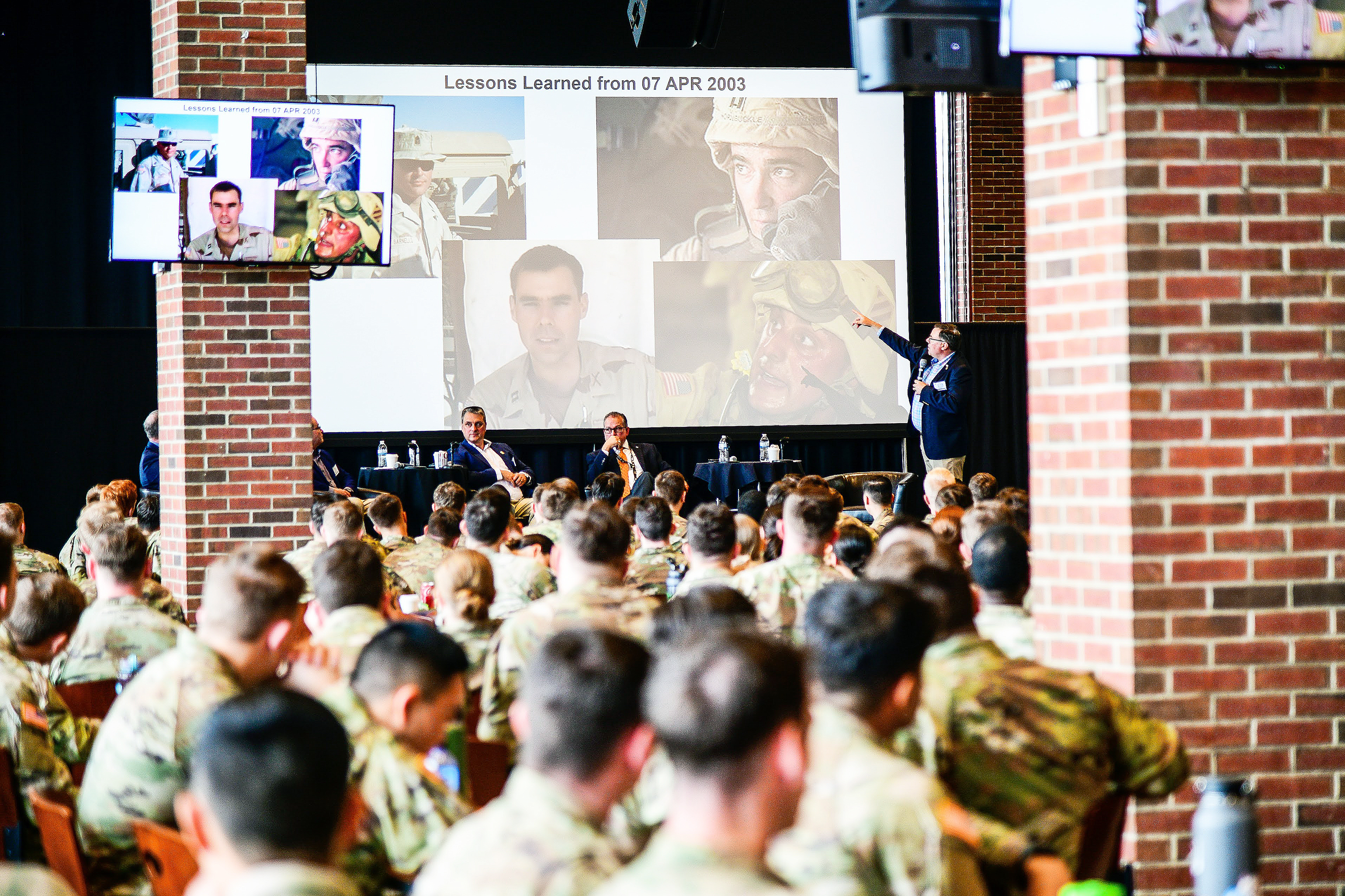 Twenty years ago, on April 14, 2003, the U.S. military launched a lightning-fast assault on Baghdad, known as the “Thunder Run.” This pivotal battle was a significant moment in the Iraq War. To commemorate the anniversary and provide a capstone event for the cadets taking MX400, Officership, the U.S. Military Academy hosted a Mission Command Conference on April 5-6 at West Point. Staff, faculty, cadets and Soldiers gathered from the academy and across the country for the two-day conference at USMA to hear