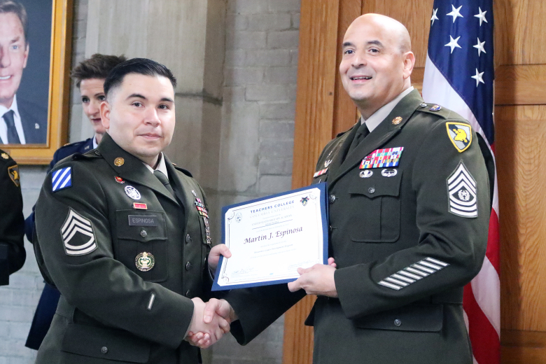 Twenty-three noncommissioned officers graduated from the eighth cohort of the Benavidez Leader Development Program (BLDP) during a ceremony Feb. 24 in the Thayer Award Room at West Point. The class’s graduates were assembled from several West Point organizations to include the West Point staff, Brigade Tactical Department (BTD/U.S. Corps of Cadets), West Point Band, USMA Public Affairs, West Point Military Police, the USMA Preparatory School and other organizations outside of the academy to include to U.S. 