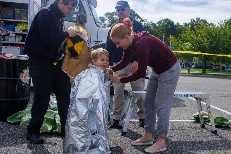 The West Point community gathered at the Post Exchange parking lot to receive insight and enjoy a day of festivities during the annual Emergency Preparedness Fair Saturday at the U.S. Military Academy. Hosted by the U.S. Army Garrison West Point and the Directorate of Plans, Training, Mobilization and Security, various teams put together 23 static displays representing different emergency response organizations ranging from Rockland County HAZMAT to the American Red Cross. People of all ages went from one