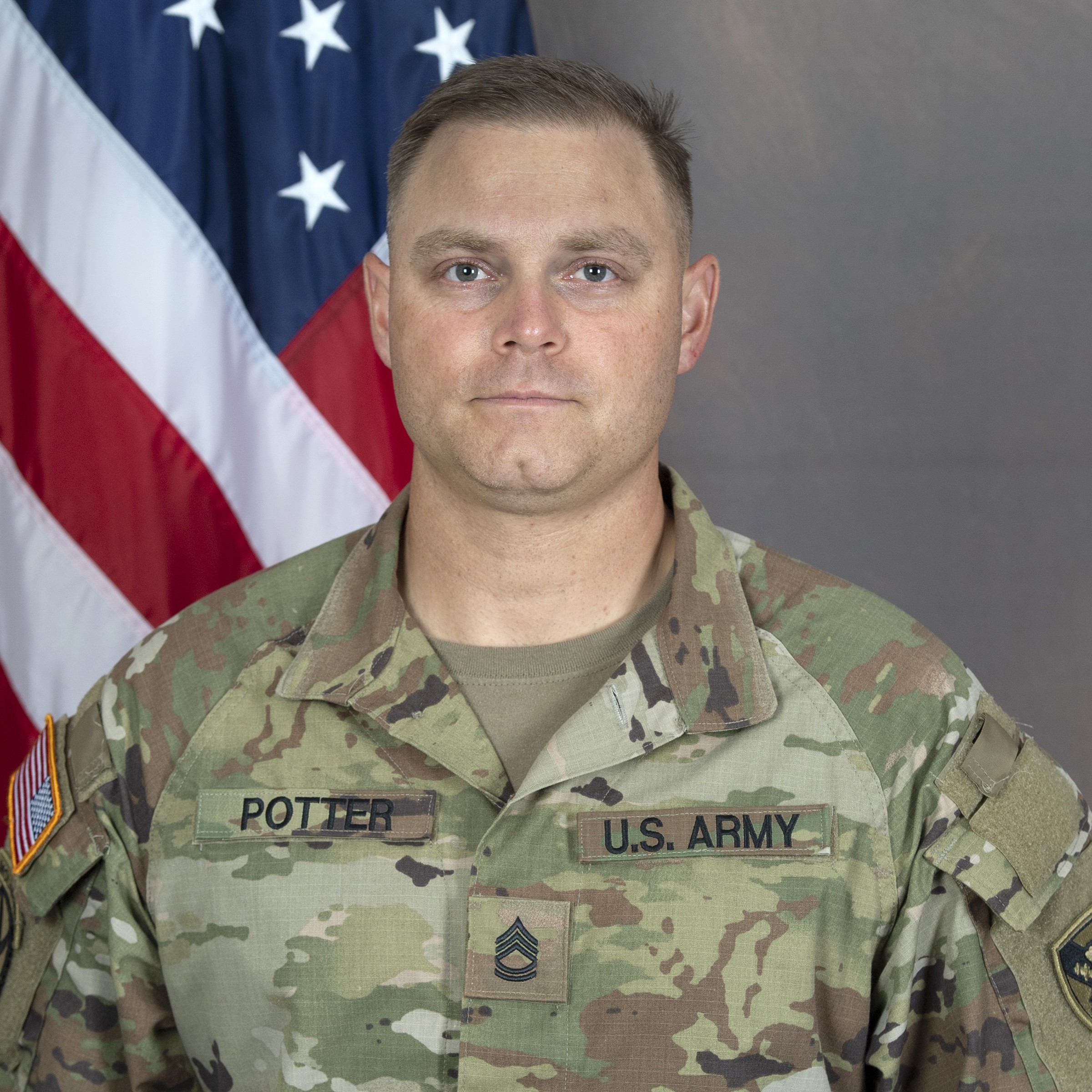 Portrait of SFC Potter in ACU
