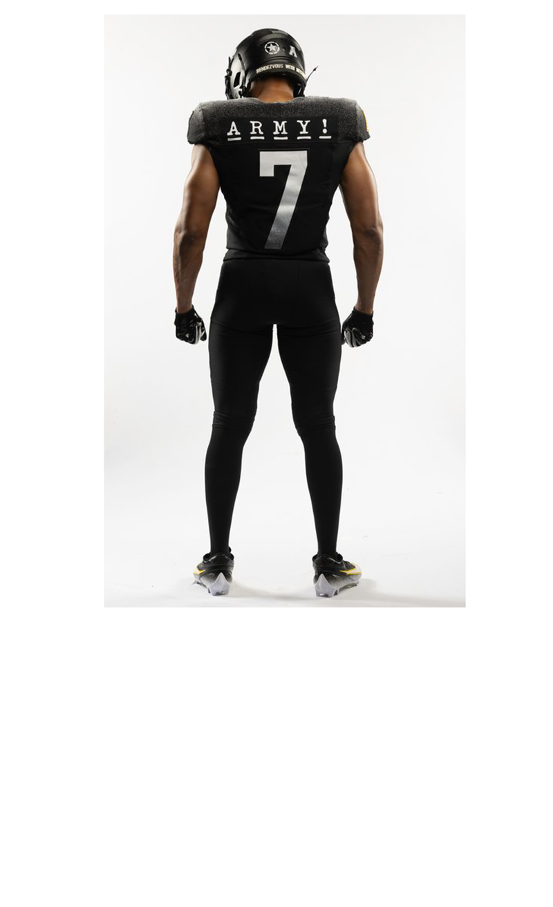 The 2024 Army-Navy uniform honors the storied legacy of the 101st Airborne Division. (Photo provided by Army Athletic Communications)