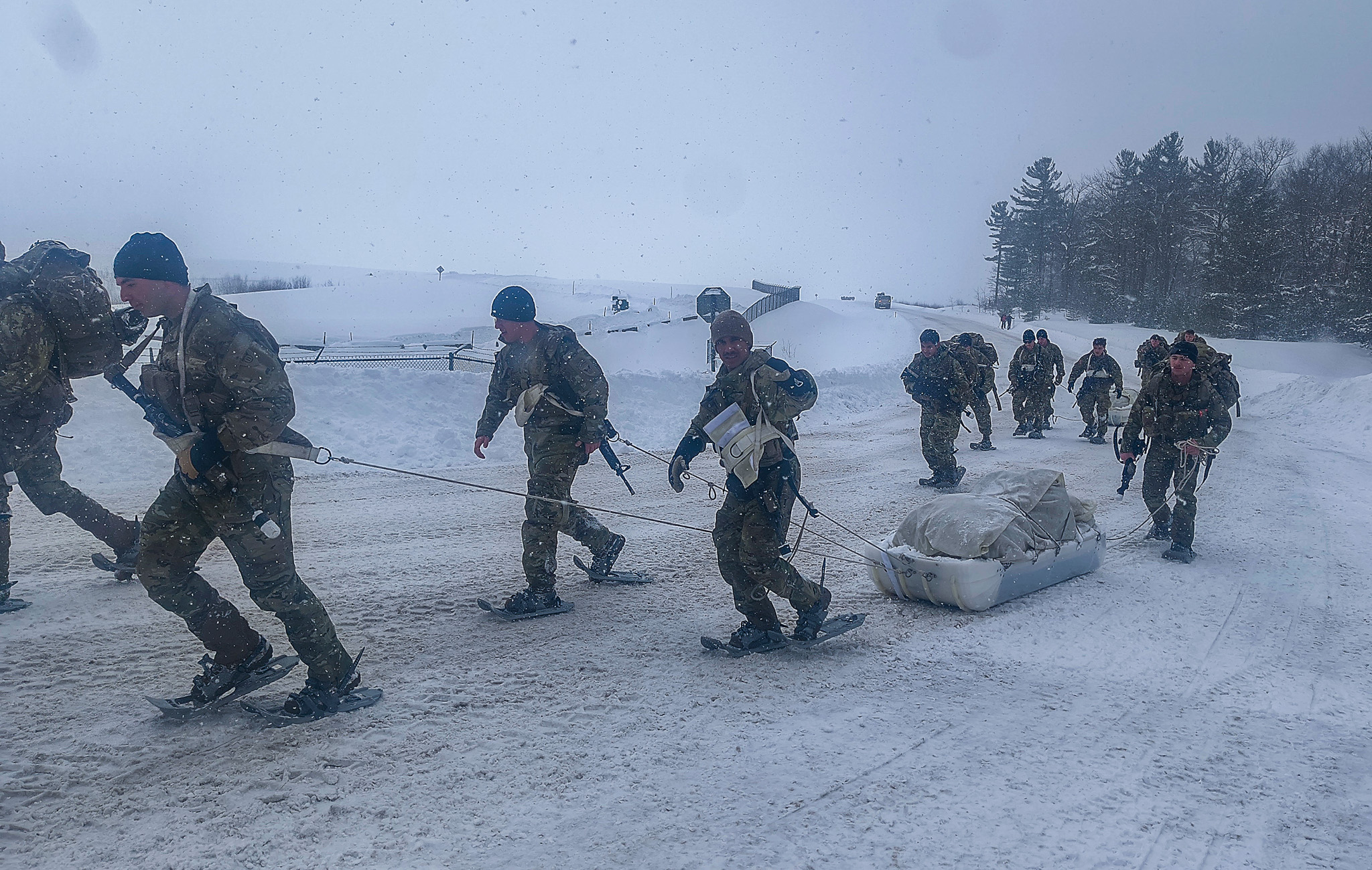 Training alongside their sponsoring unit, the 10th Mountain Division, nine cadets representing the U.S. Military Academy among 26 teams competed in the D-Series Winter Challenge, a physically and mentally demanding cold-weather competition, which is designed to develop junior leaders while strengthening institutional partnerships with the operational Army. 