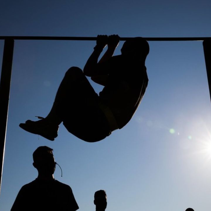 New cadets practice Physical Training and the Army Combat Fitness Test at West Point, N.Y., July 14, 2020. (U.S. Army photo by Michelle Eberhart)