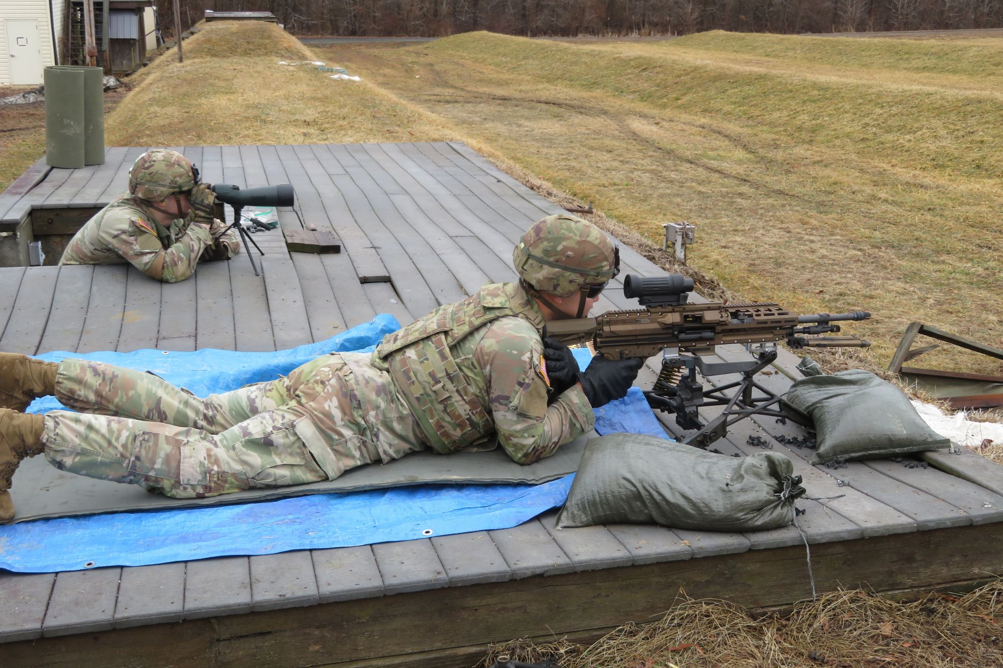 Cadets at the U.S. Military Academy are enhancing battlefield adaptability with a new weapon mount that increases the versatility of the Army’s next-generation M250 automatic rifle.  (Courtesy Photo)