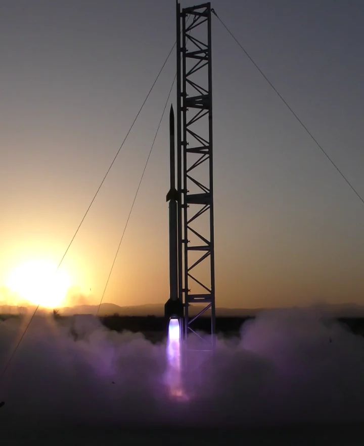 Rocket being launched