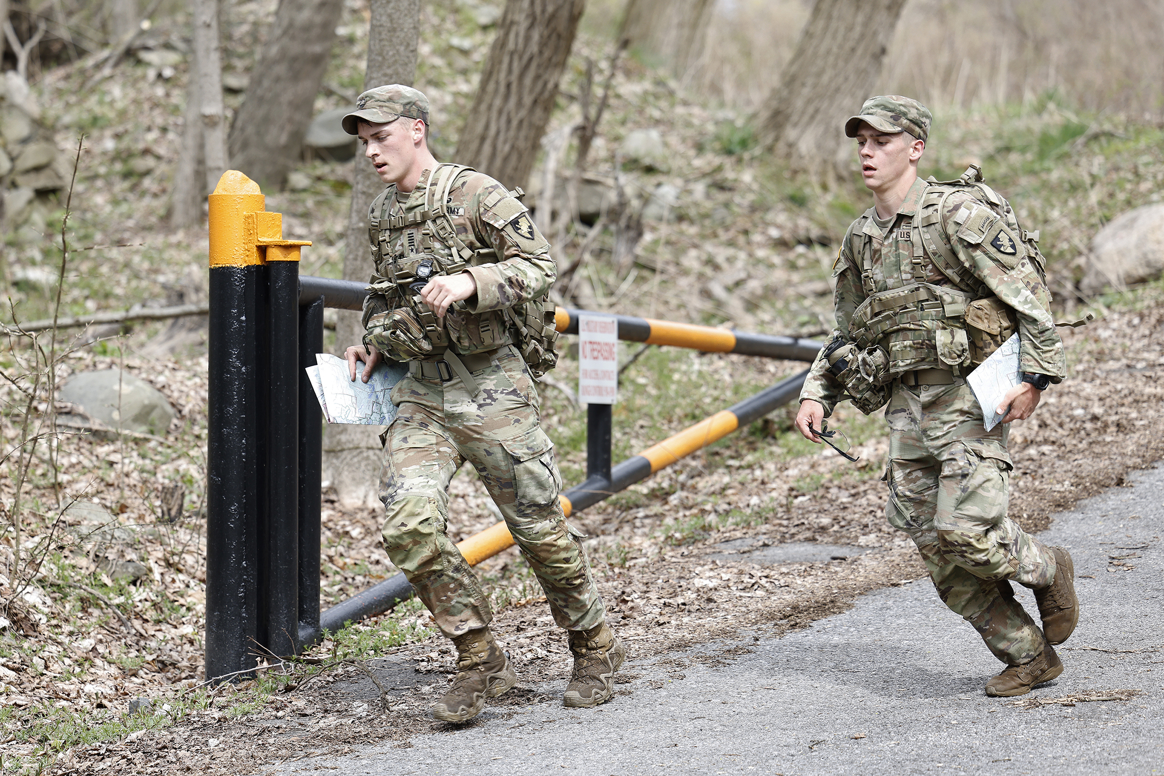 The U.S. Military Academy Orienteering Club hosted a sanctioned USA Orienteering National Ranking Event (NRE) at Camp Shea on April 13 and Lake Frederick and Bull Pond Recreation Area on April 14.  (Photo by Eric S. Bartelt/USMA PAO)