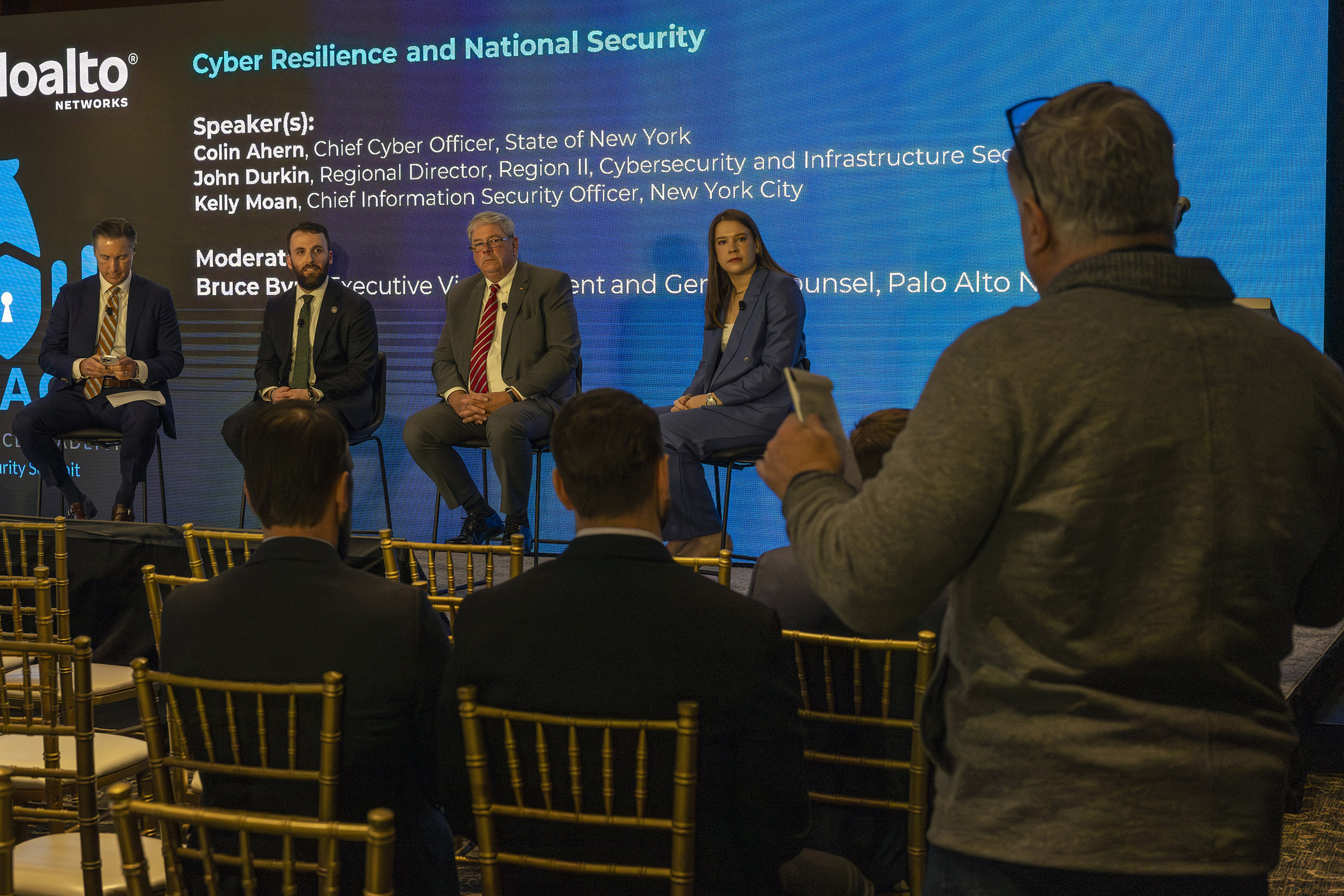 The Army Cyber Institute in conjunction with Palo Alto Networks co-sponsored the Joint Service Academy Cybersecurity (JSAC) Conference April 4-5 at the Thayer Hotel on West Point.  (Photo by Christopher Hennen/USMA PAO)