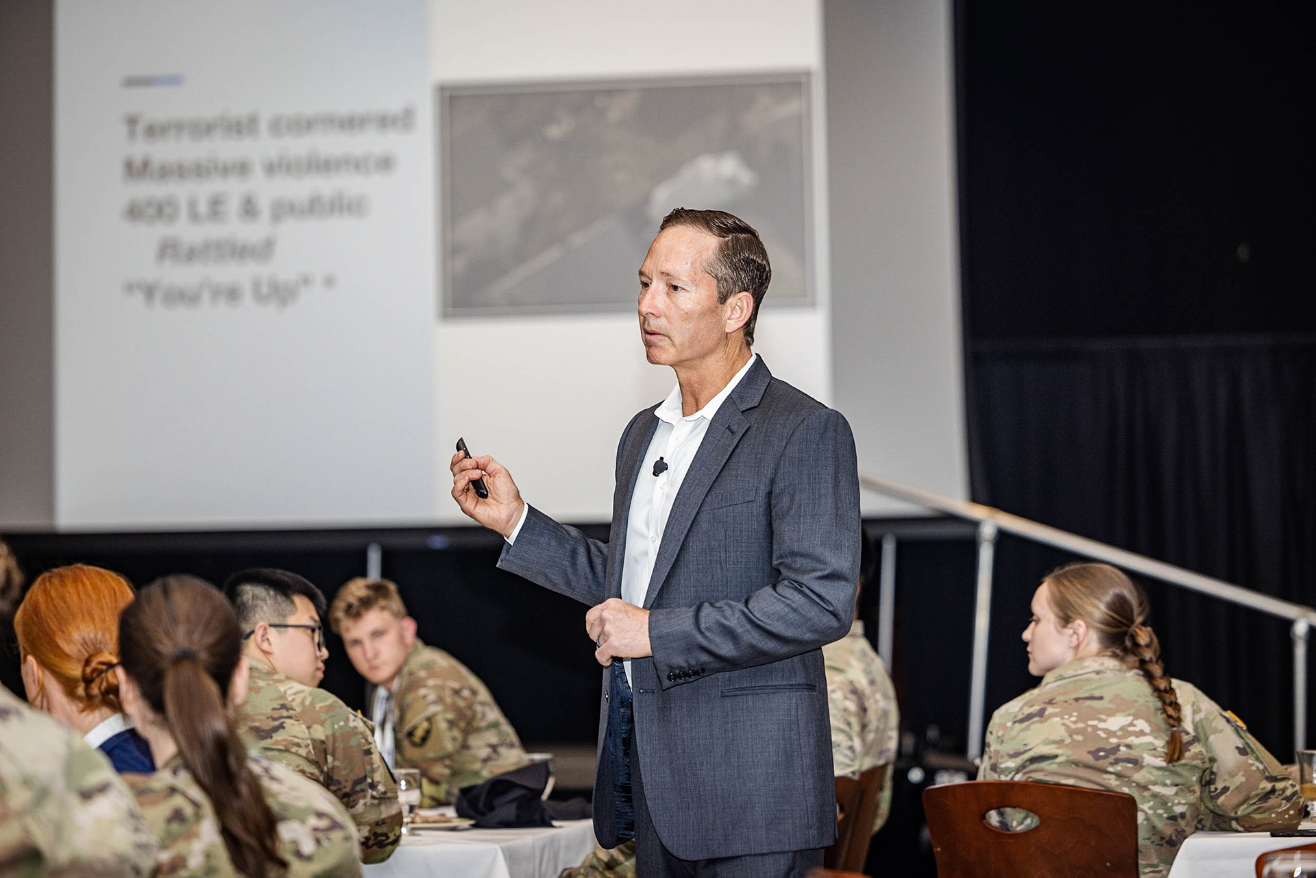 The West Point Negotiation Project -- as part of the West Point Leadership Center and the Department of Behavioral Sciences & Leadership (BS&L) hosted its 15th annual Cadet Workshop from April 3–5 at Eisenhower Hall.   (Photo by Jorge Garcia/USMA PAO)