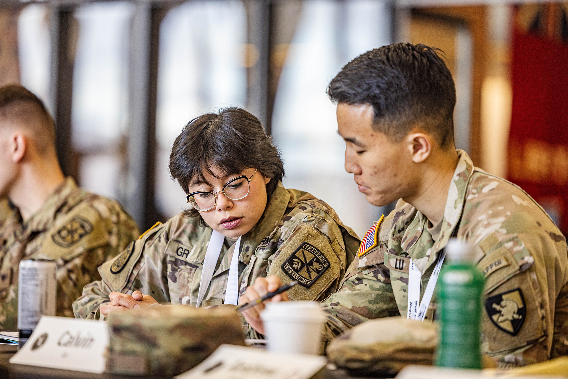 The West Point Negotiation Project -- as part of the West Point Leadership Center and the Department of Behavioral Sciences & Leadership (BS&L) hosted its 15th annual Cadet Workshop from April 3–5 at Eisenhower Hall.   (Photo by Jorge Garcia/USMA PAO)