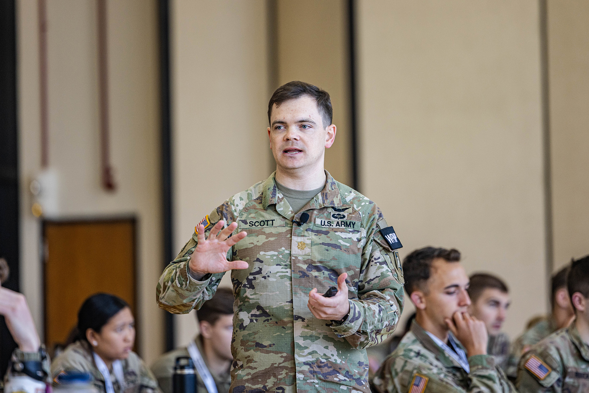 The West Point Negotiation Project -- as part of the West Point Leadership Center and the Department of Behavioral Sciences & Leadership (BS&L) hosted its 15th annual Cadet Workshop from April 3–5 at Eisenhower Hall.   (Photo by Jorge Garcia/USMA PAO)