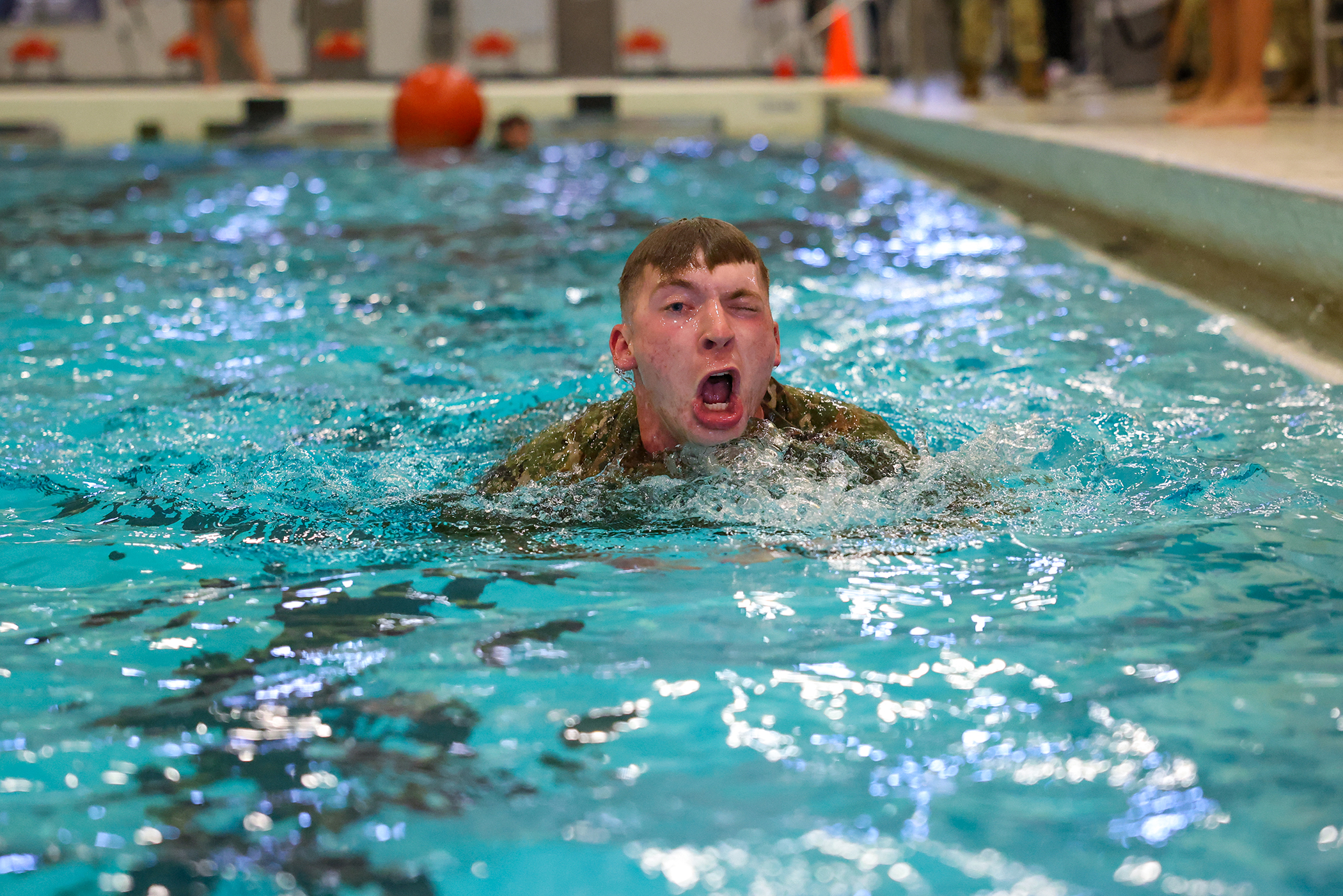 Forty-eight teams participated the Order of March Relay Competition April 22 to determine the order of movement for the 2024 Sandhurst Military Skills Competition hosted at the U.S. Military Academy.   (Photo by Sgt. 1st Class Alan Brutus/USMA PAO)