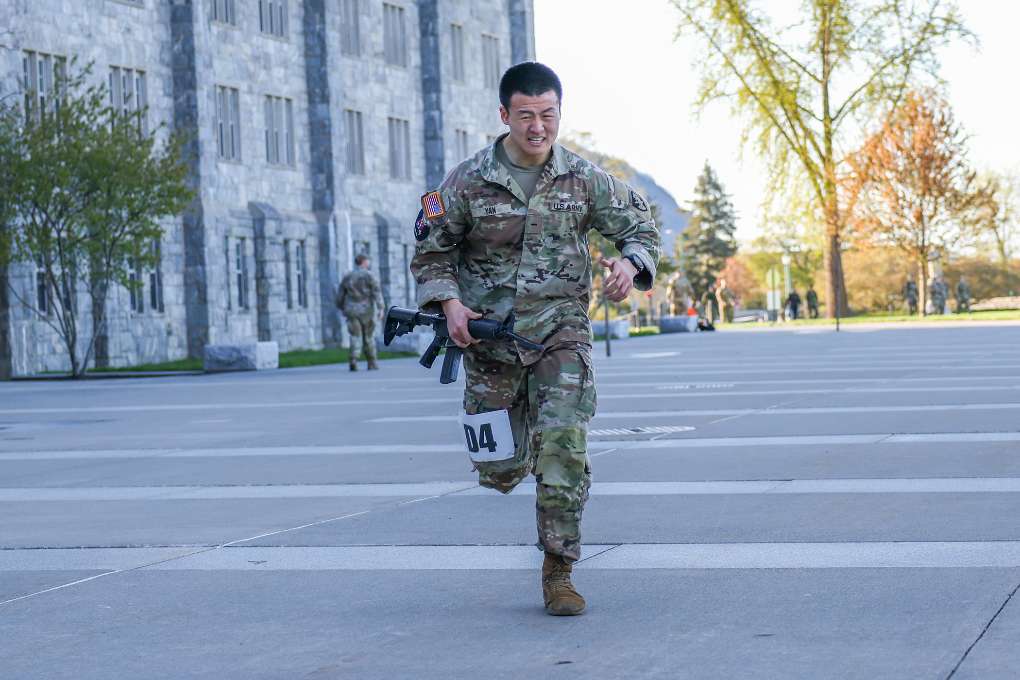 Forty-eight teams participated the Order of March Relay Competition April 22 to determine the order of movement for the 2024 Sandhurst Military Skills Competition hosted at the U.S. Military Academy.   (Photo by Sgt. 1st Class Alan Brutus/USMA PAO)