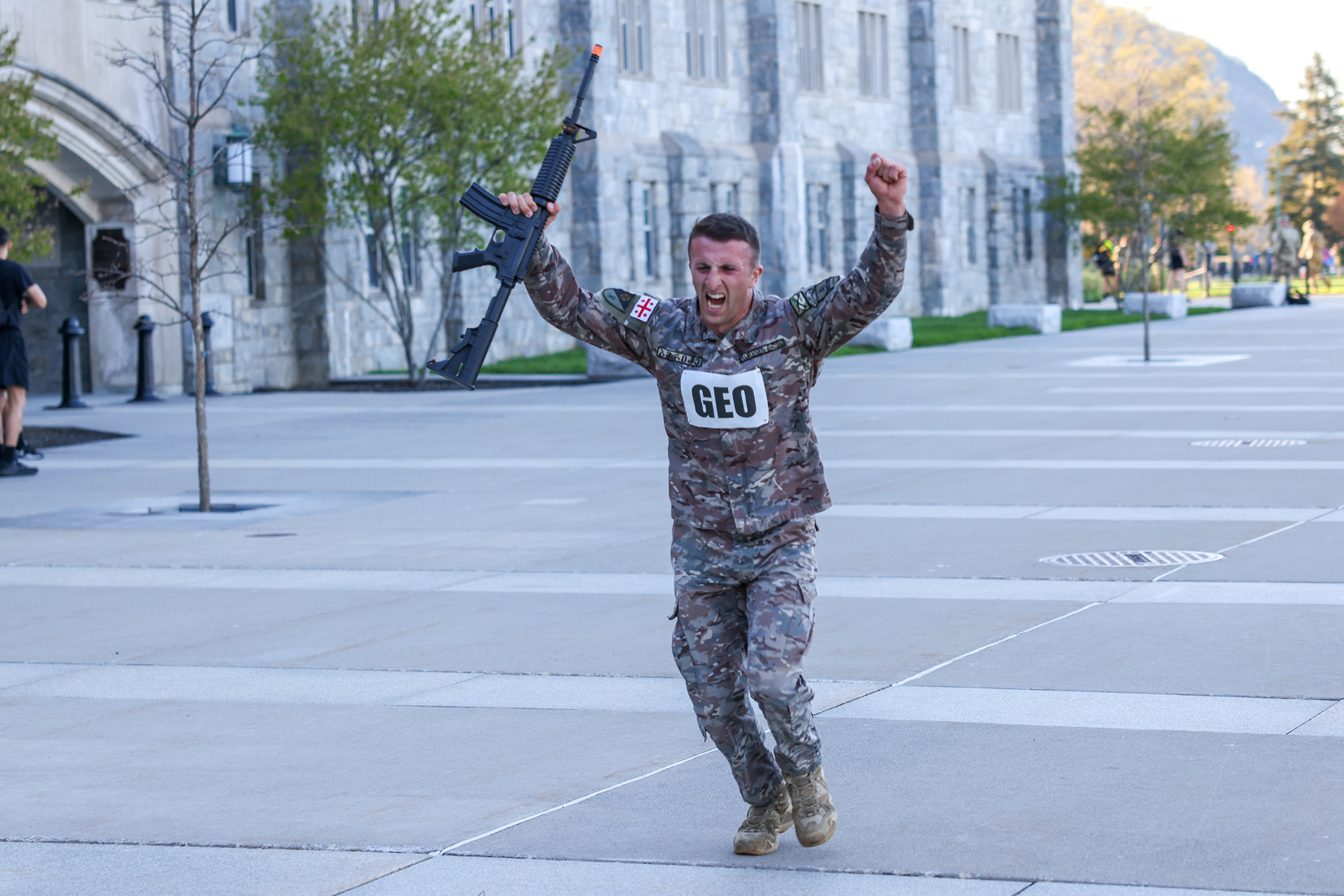 Forty-eight teams participated the Order of March Relay Competition April 22 to determine the order of movement for the 2024 Sandhurst Military Skills Competition hosted at the U.S. Military Academy.   (Photo by Sgt. 1st Class Alan Brutus/USMA PAO)