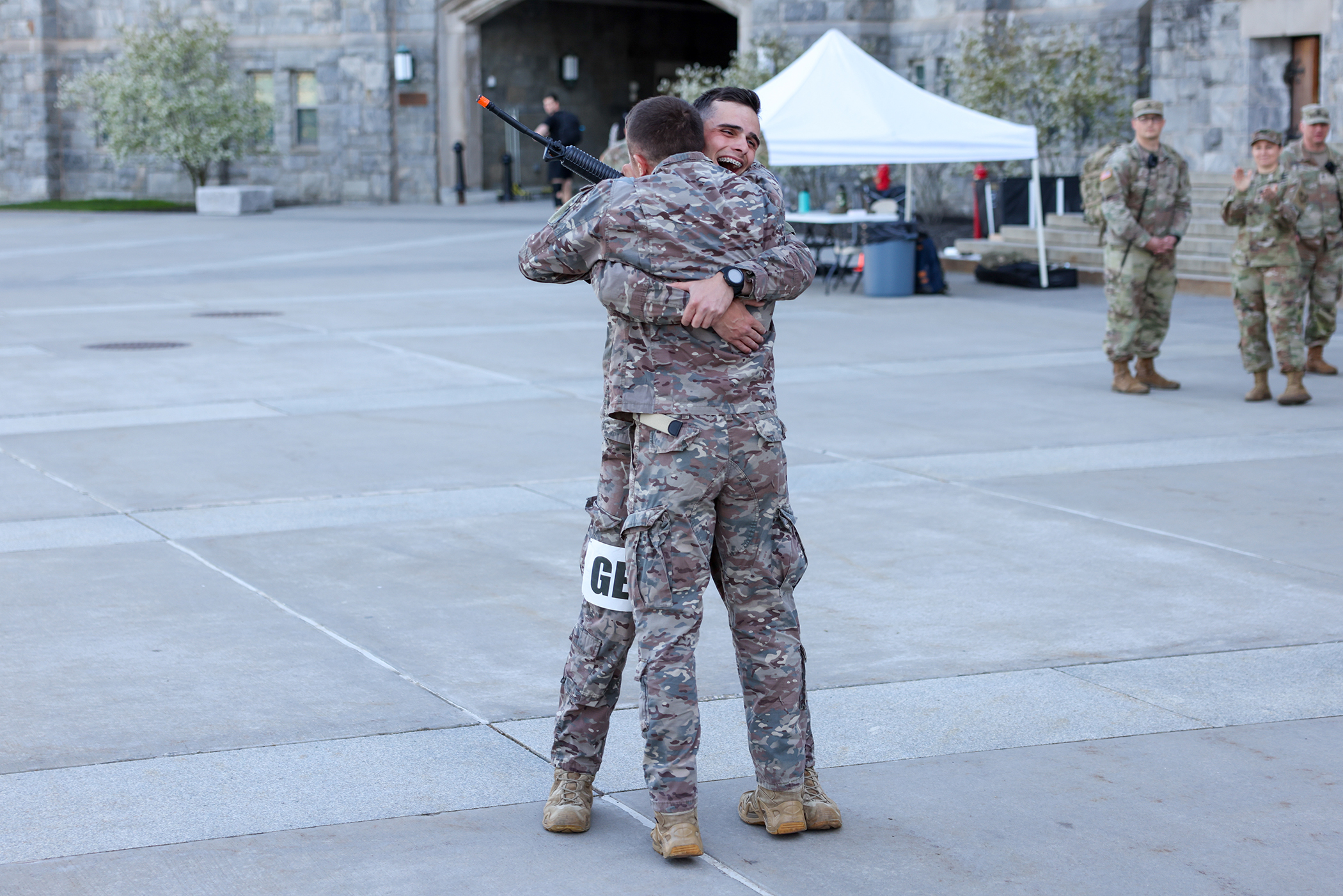 Forty-eight teams participated the Order of March Relay Competition April 22 to determine the order of movement for the 2024 Sandhurst Military Skills Competition hosted at the U.S. Military Academy.   (Photo by Sgt. 1st Class Alan Brutus/USMA PAO)