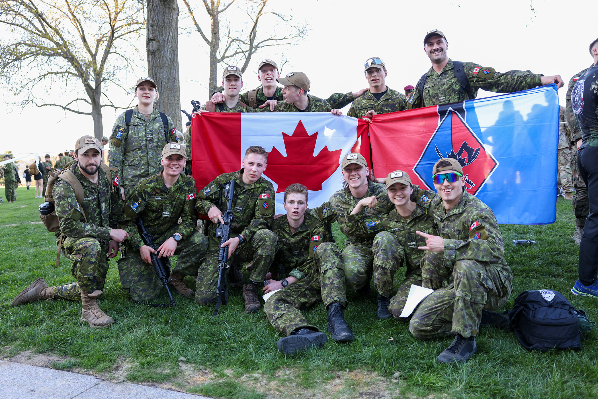 Forty-eight teams participated the Order of March Relay Competition April 22 to determine the order of movement for the 2024 Sandhurst Military Skills Competition hosted at the U.S. Military Academy.   (Photo by Sgt. 1st Class Alan Brutus/USMA PAO)