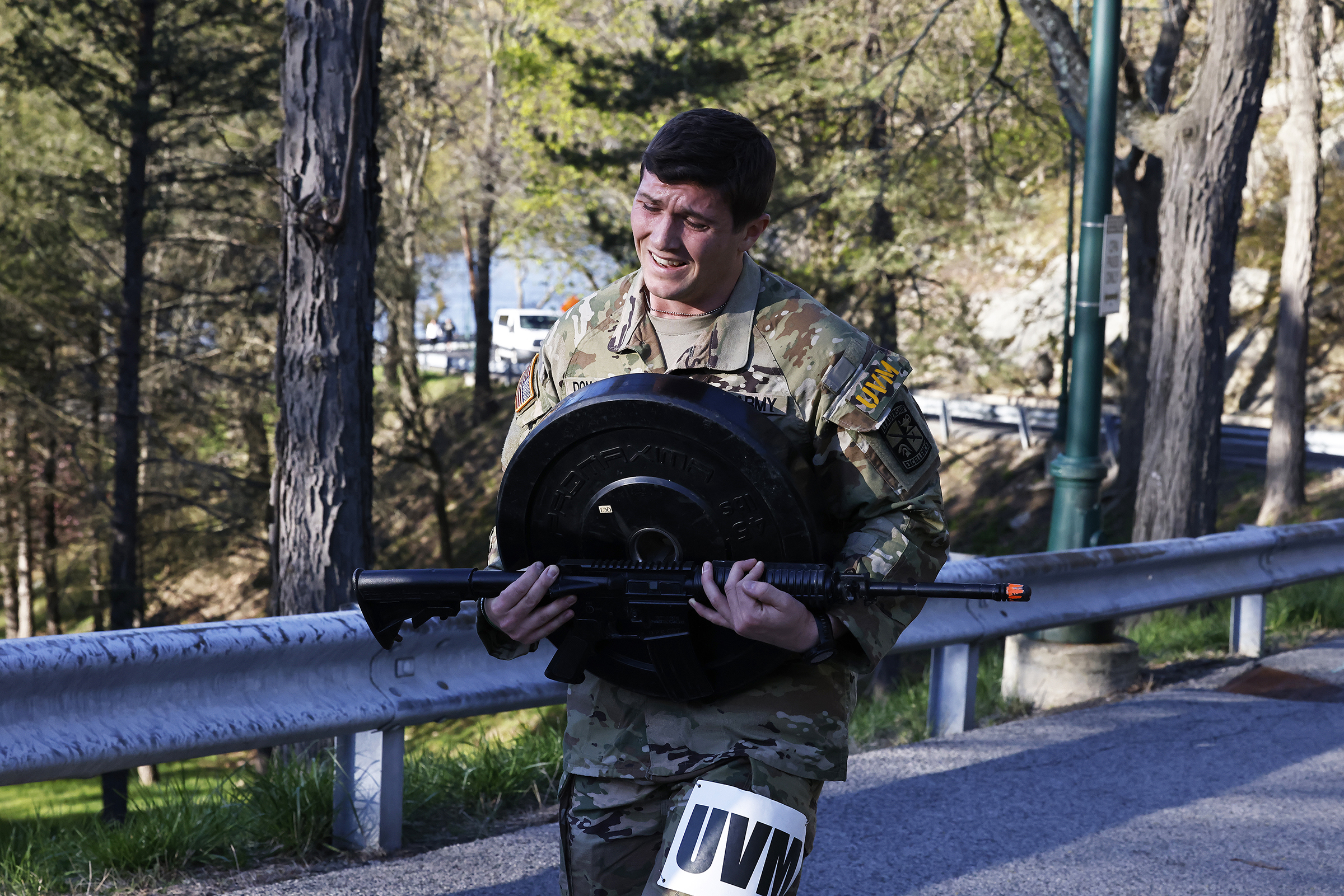 Forty-eight teams participated the Order of March Relay Competition April 22 to determine the order of movement for the 2024 Sandhurst Military Skills Competition hosted at the U.S. Military Academy.   (Photo by Eric S. Bartelt/USMA PAO)