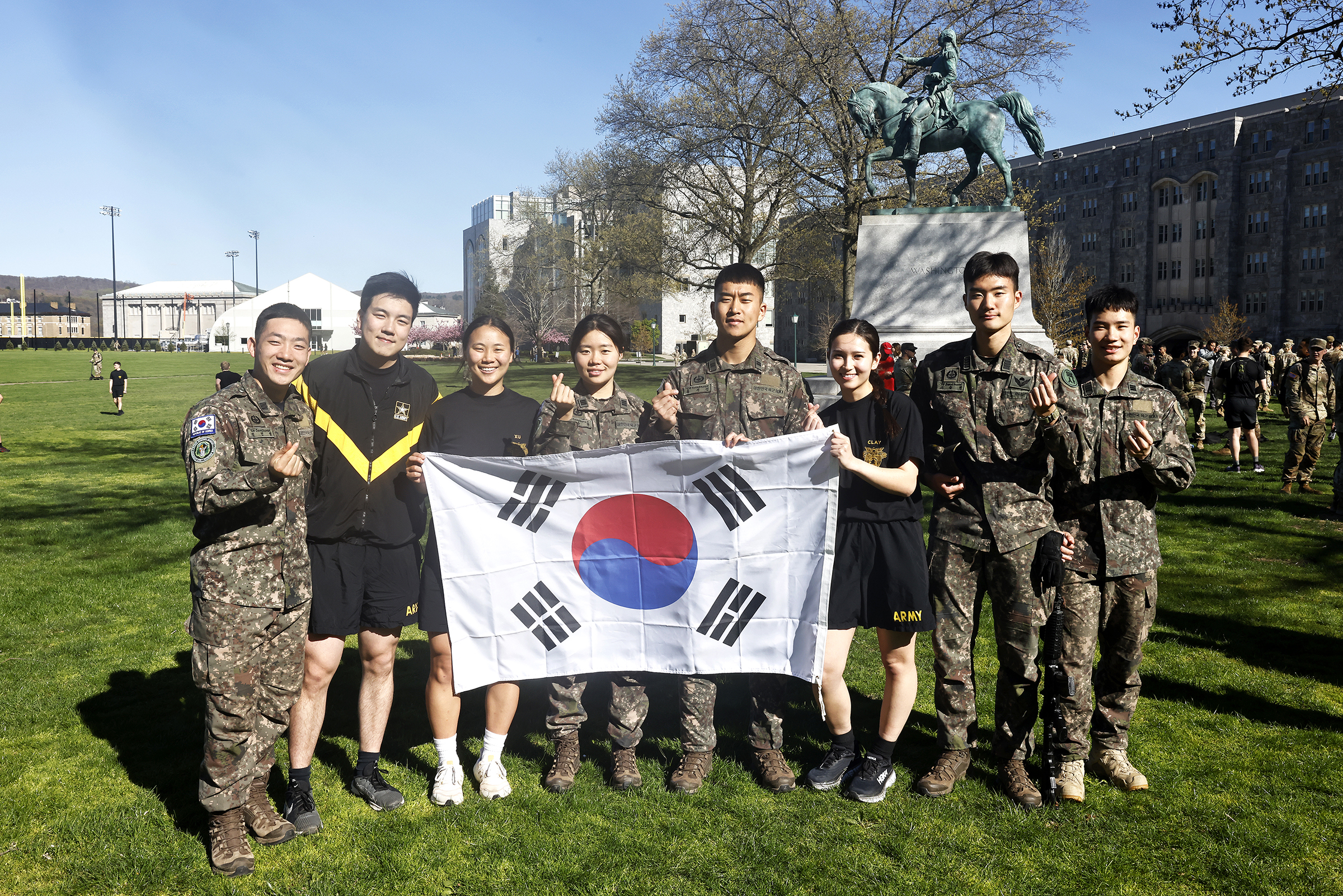 Forty-eight teams participated the Order of March Relay Competition April 22 to determine the order of movement for the 2024 Sandhurst Military Skills Competition hosted at the U.S. Military Academy.   (Photo by Eric S. Bartelt/USMA PAO)