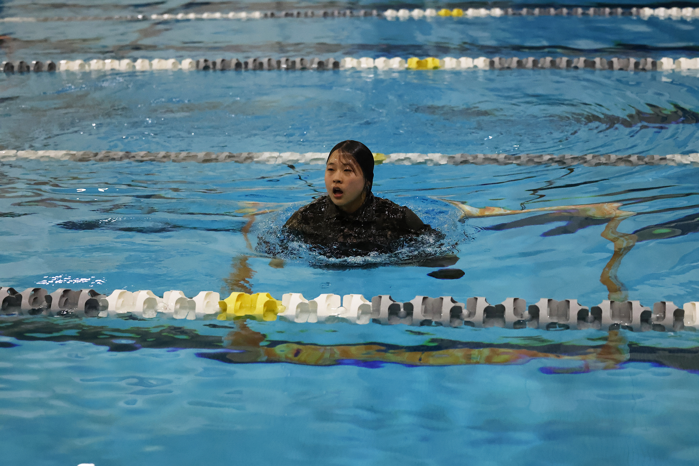 Forty-eight teams participated the Order of March Relay Competition April 22 to determine the order of movement for the 2024 Sandhurst Military Skills Competition hosted at the U.S. Military Academy.   (Photo by Eric S. Bartelt/USMA PAO)