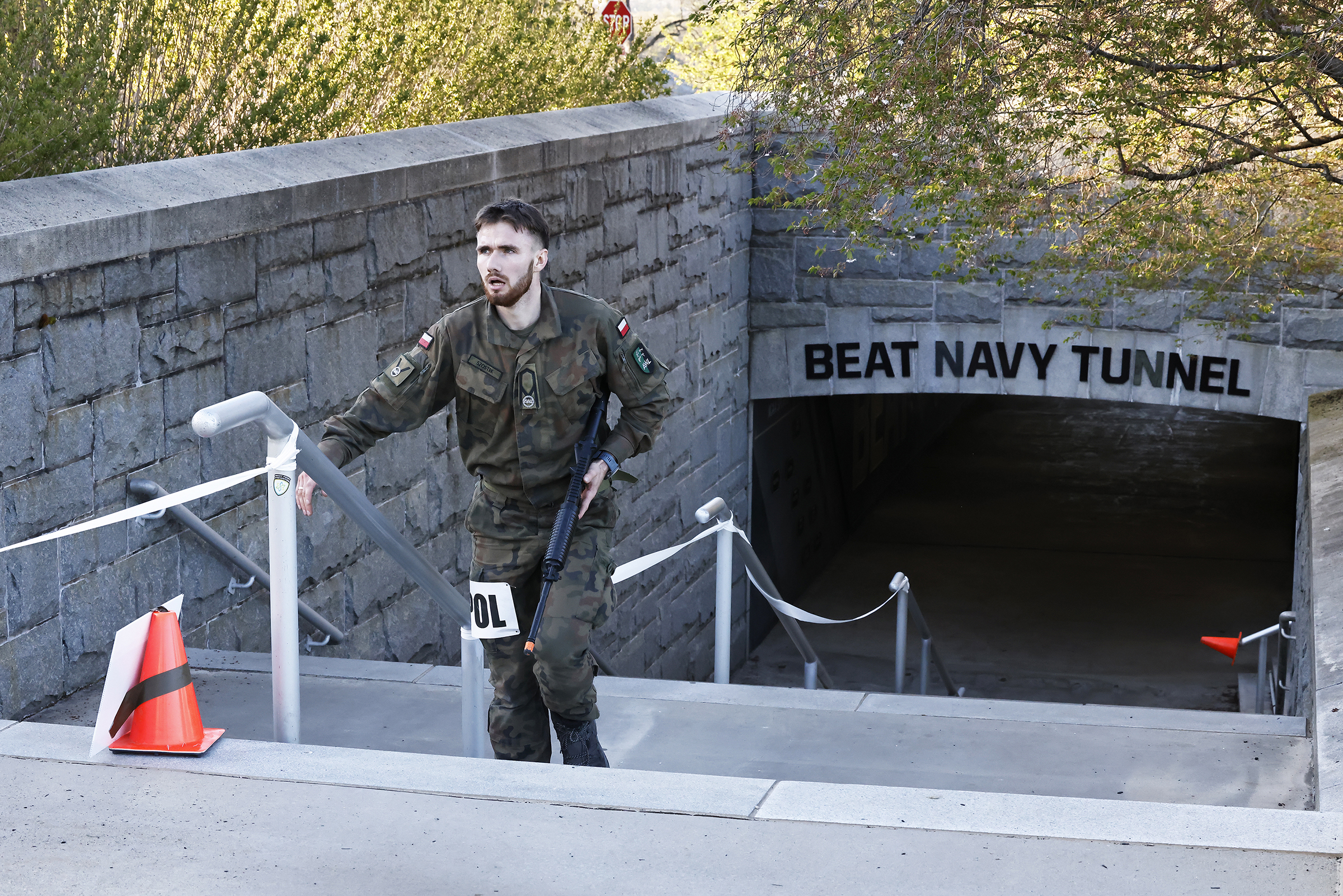 Forty-eight teams participated the Order of March Relay Competition April 22 to determine the order of movement for the 2024 Sandhurst Military Skills Competition hosted at the U.S. Military Academy.   (Photo by Eric S. Bartelt/USMA PAO)