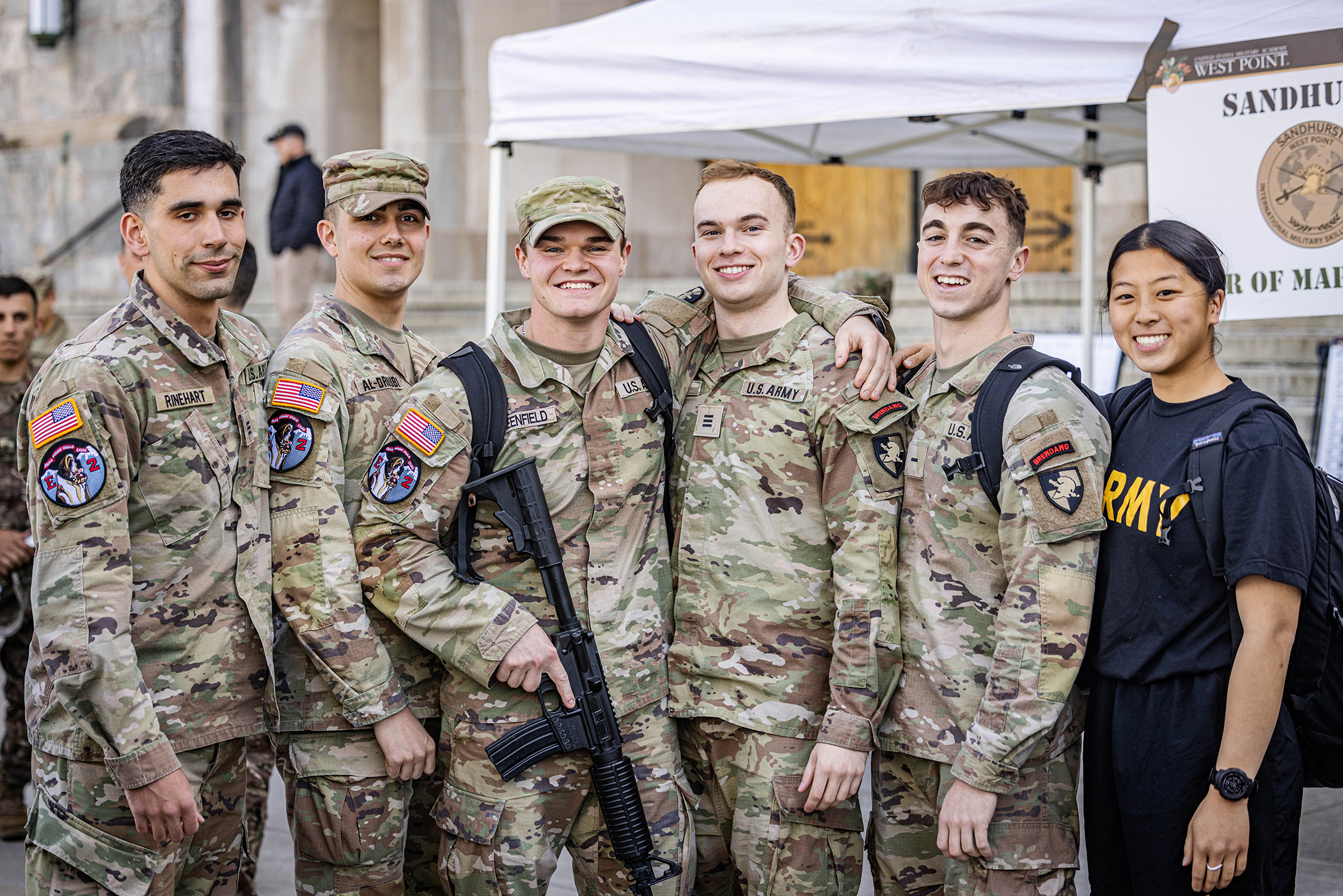 Forty-eight teams participated the Order of March Relay Competition April 22 to determine the order of movement for the 2024 Sandhurst Military Skills Competition hosted at the U.S. Military Academy.   (Photo by Jorge Garcia/USMA PAO)