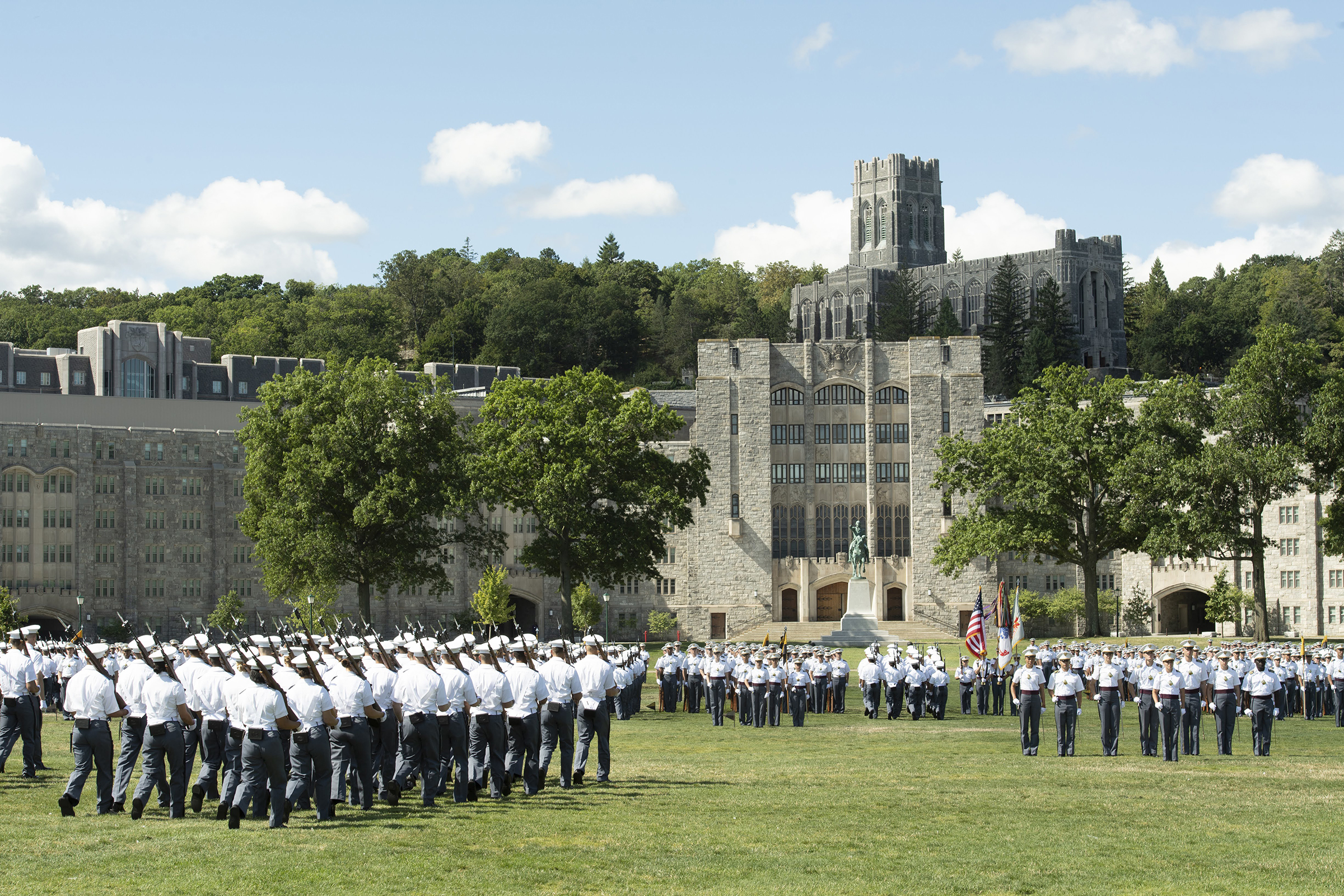 Acceptance Day is the day the new cadets will be accepted into the U.S. Corps of Cadets.  (Photo by Jorge Garcia/USMA PAO)