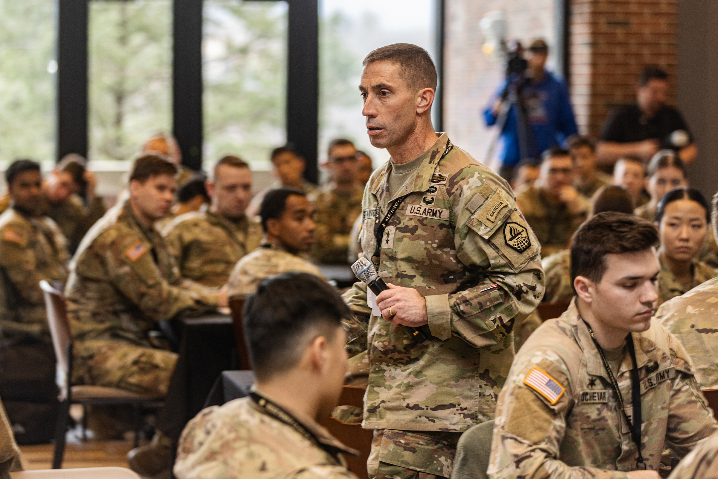 The Cyber Leaders Conference, titled "Company Grade Leadership in Cyber," united ROTC and West Point cadets who were recently selected for the cyber branch with experienced Army cyber personnel, offering our nation’s Cyber officers a unique, highly impactful annual leadership development experience from Jan. 29-31 at U.S. Military Academy, West Point, N.Y.  U.S. Army photo by Jorge Garcia/USMA PAO