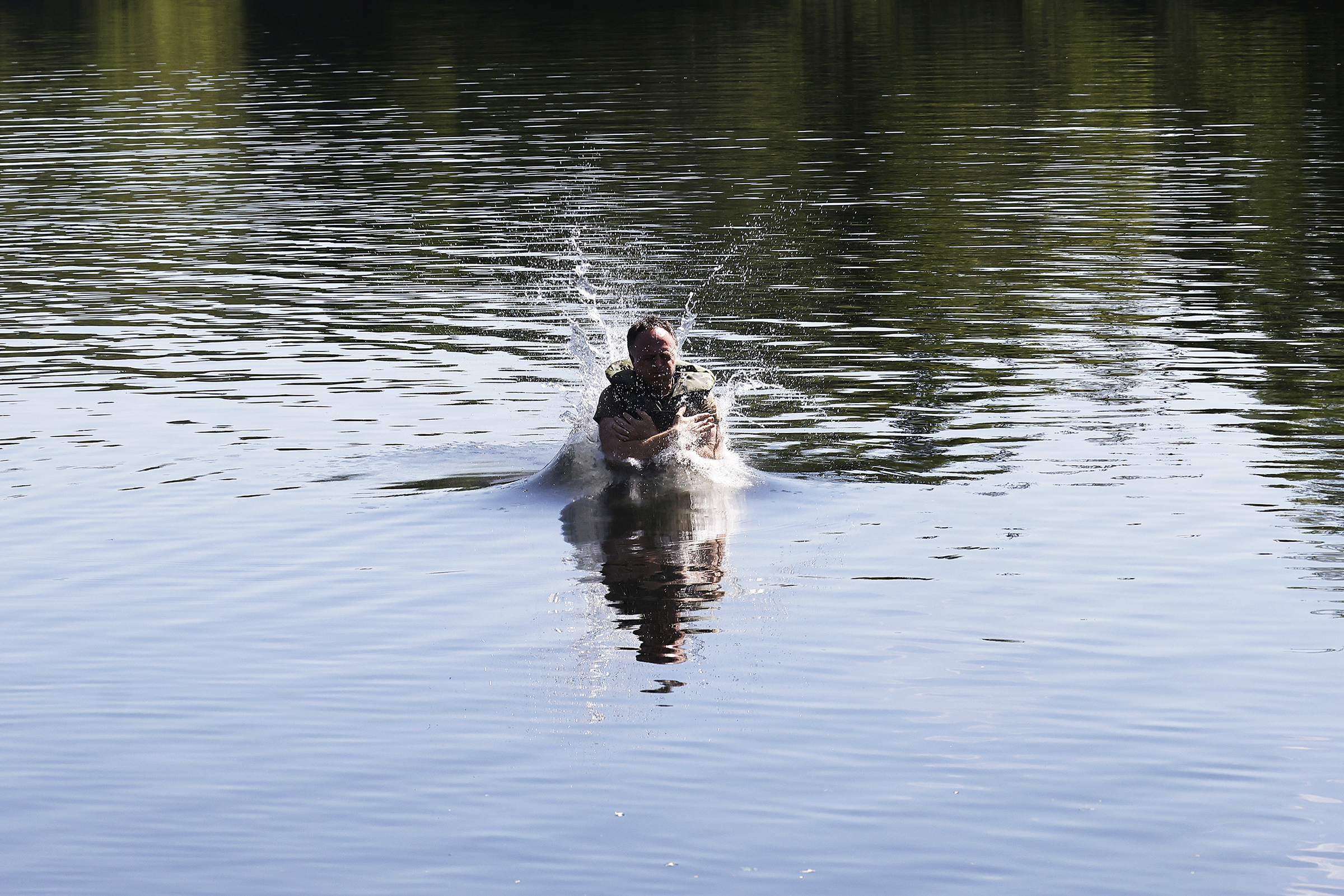 The Simon Center for the Professional Military Ethic and the Department of Military Instruction conducted a Civilian Military Experience (CivMX) for civilian staff, faculty and coaches to immerse in the training experience of cadets and foster a shared understanding about the requirements of the Army profession.  It was a three-day, two-night course from June 5-7, which allowed the 18 participants to engage in a combination of lessons, reflections, field exercises and leadership/fellowship roles to develop 