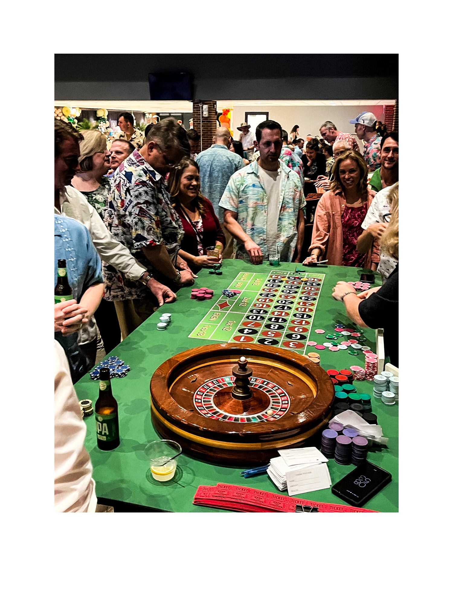 The West Point Spouses’ Club (WPSC) hosted its annual Casino Night Fundraiser on March 8 at Eisenhower Hall. The 200 attendees enjoyed casino style games, beverage pull and live entertainment provided by the Dicey Divas. Winners took home Casino chance prizes and silent auction items.   (Photo provided by Jocelyn Cody)