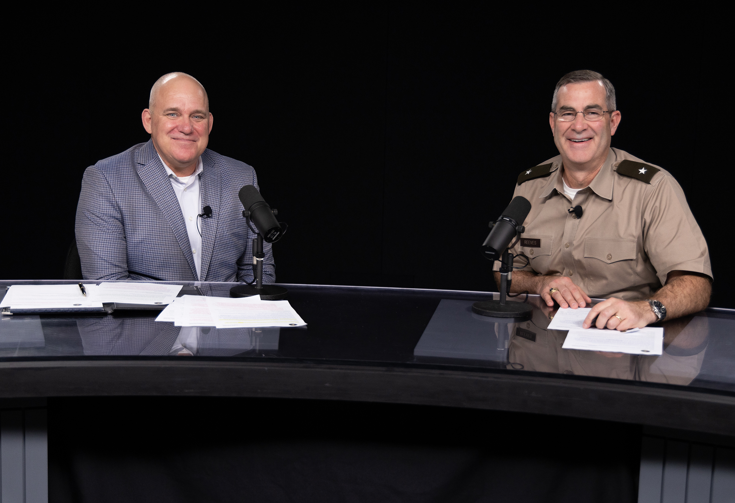 During this episode, “Character Development at West Point,” Dr. Jeffery Peterson, senior advisor to the Character Integration and Advisory Group (CIAG), draws on his 28 years of military service and role as the U.S. Military Academy Superintendent Lt. Gen. Steven Gilland’s CIAG advisor as he dives into how West Point prepares cadets for leadership in modern warfare.   (Photo by Kyle Osterhoudt/USMA PAO)