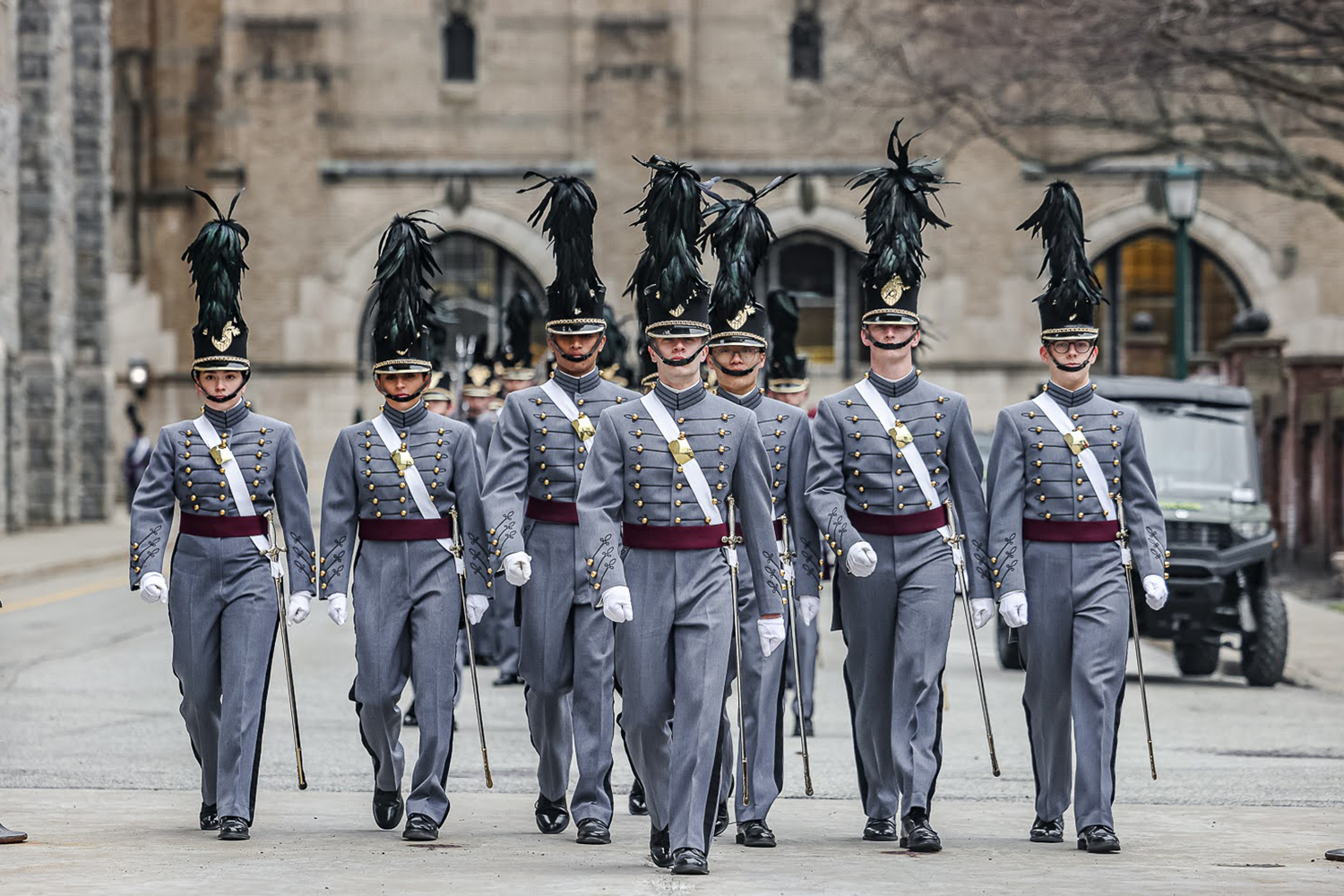 Cadets from the U.S. Military Class of 2027 spent time with family and friends during Plebe-Parent Weekend March 22-23 at West Point.   (Photo by Jorge Garcia/USMA PAO)