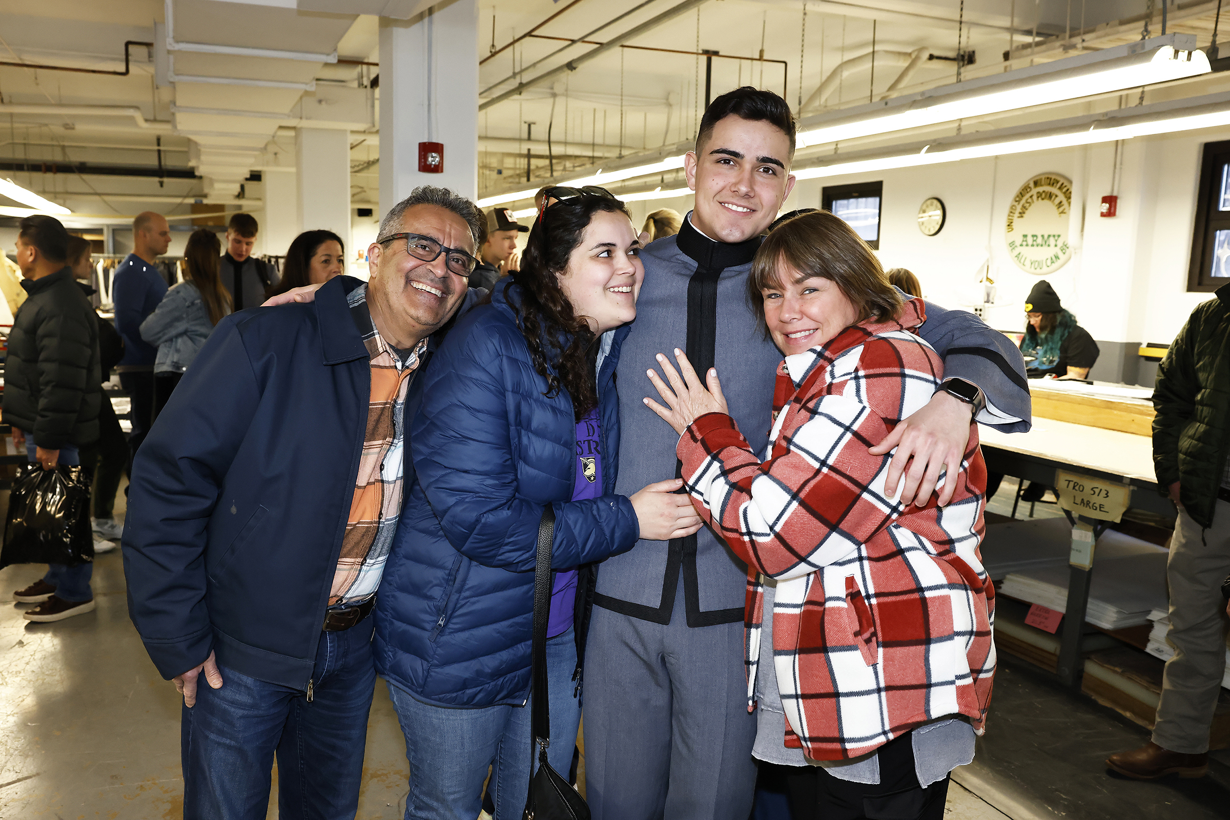 Cadets from the U.S. Military Class of 2027 spent time with family and friends during Plebe-Parent Weekend March 22-23 at West Point.   (Photo by Eric S. Bartelt/USMA PAO)
