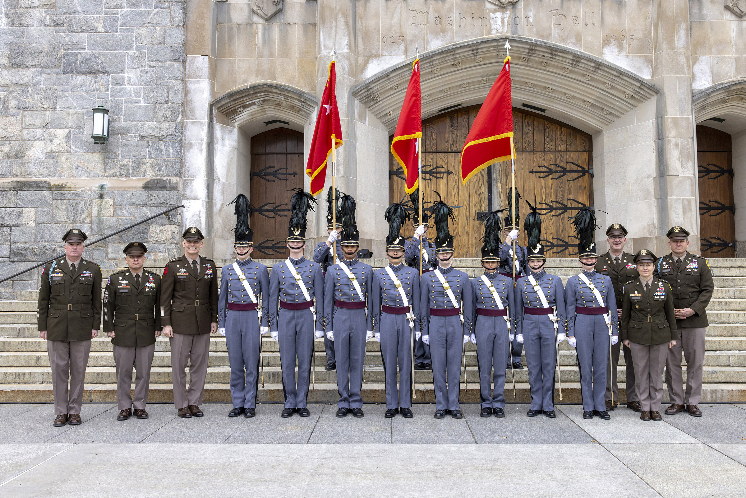 Cadets from the U.S. Military Class of 2027 spent time with family and friends during Plebe-Parent Weekend March 22-23 at West Point.   (Photo by Christopher Hennen/USMA PAO)