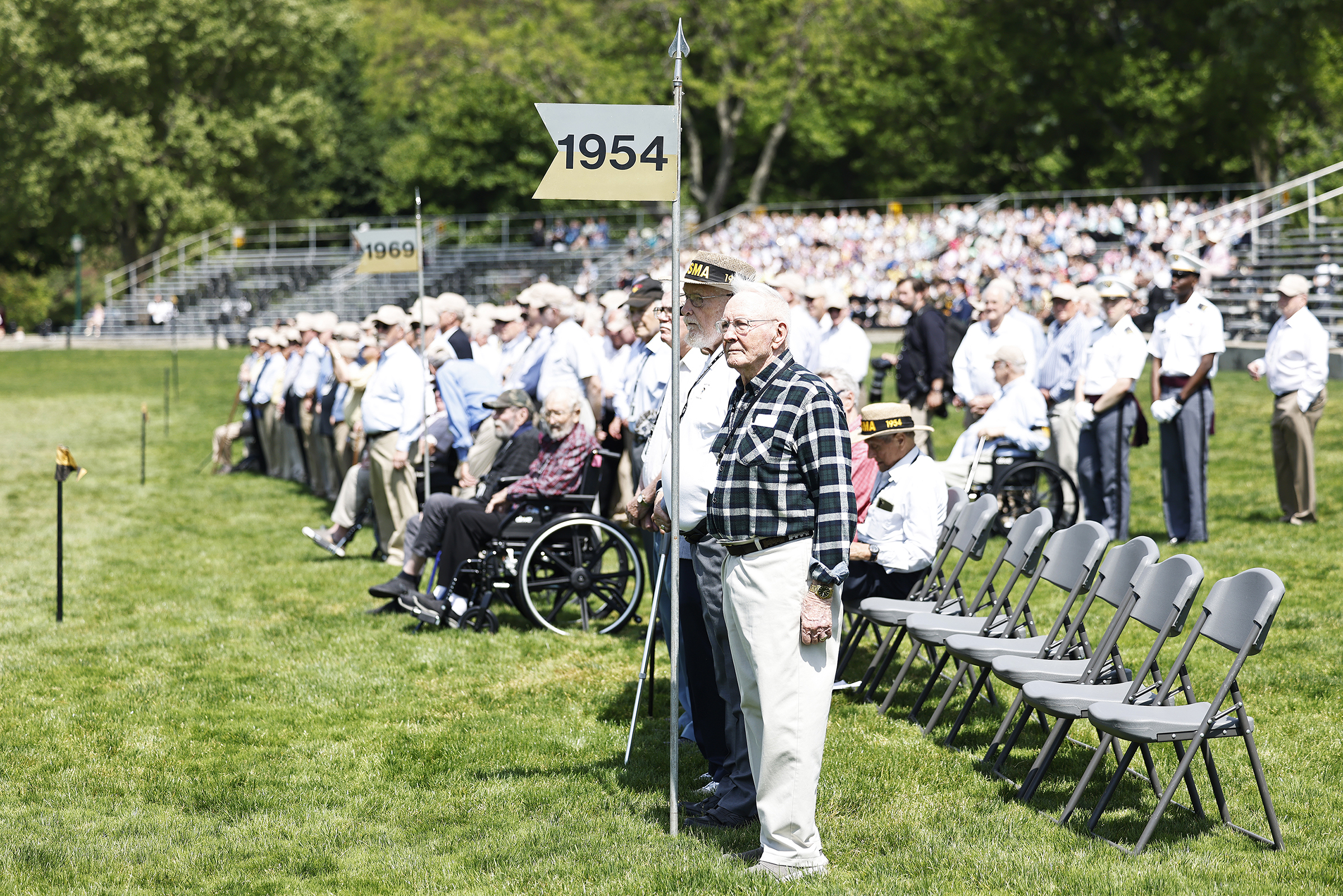 U.S. Military Academy alumni ceremonies took place May 21, which included a Medal of Honor Dedication ceremony, alumni wreath laying ceremony, the Corps of Cadets Alumni Review and the presentation of the West Point Association of Graduates' Distinguished Graduate Awards.   (Photo by Eric S. Bartelt/USMA PAO)