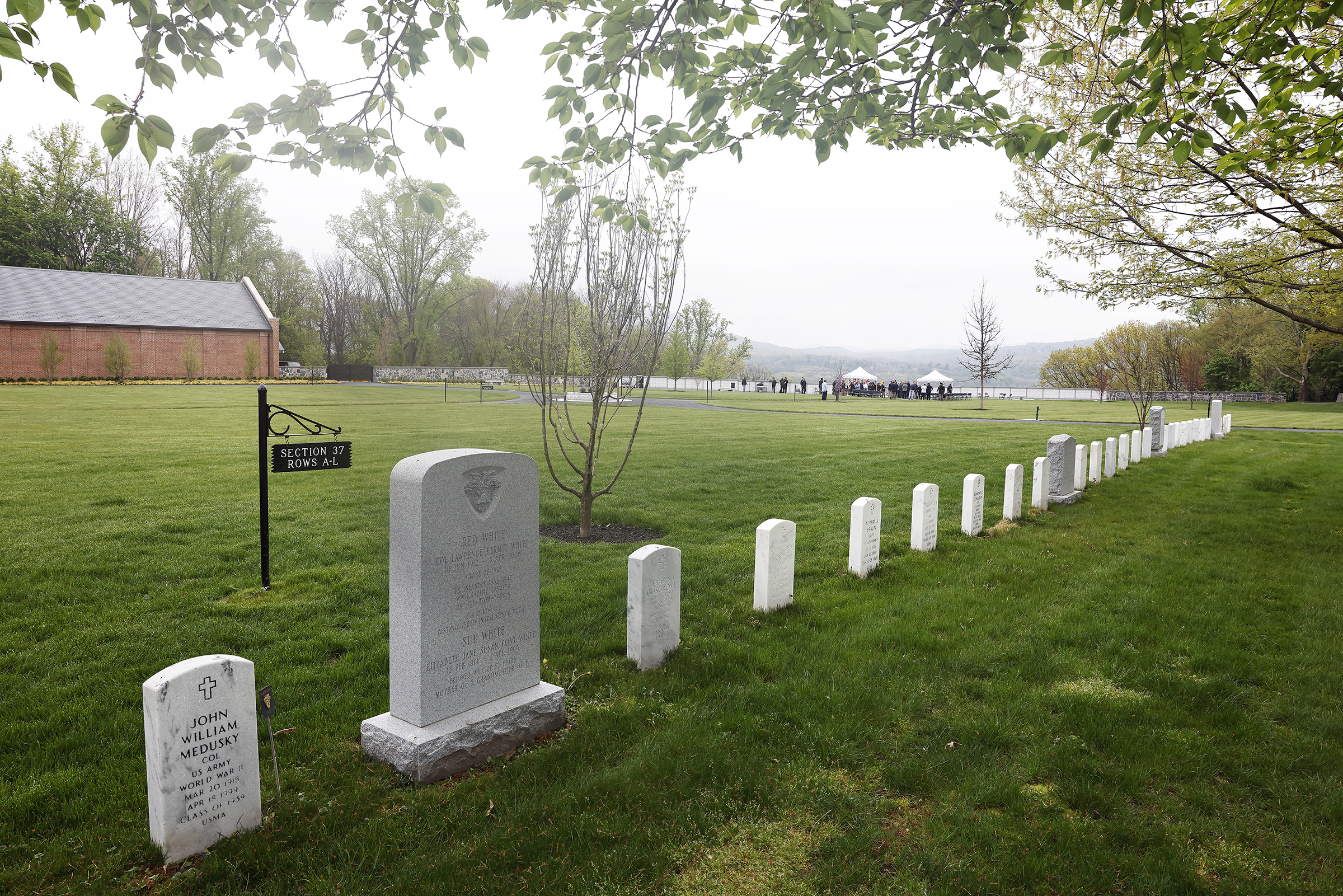The U.S. Military Academy hosted a ribbon-cutting ceremony April 30 to celebrate the completion of the West Point Cemetery Reclamation Project. The West Point Cemetery, which is our nation’s oldest military post cemetery since 1817, currently covers more than 11 acres and sheltering 9,396 persons with a deep-rooted history tracing sacrifices as far back as the Revolutionary War. The new chapter and land space now allows an expanded cemetery capacity of an additional 3,492 graves. (Photo by Eric S. Bartelt/U