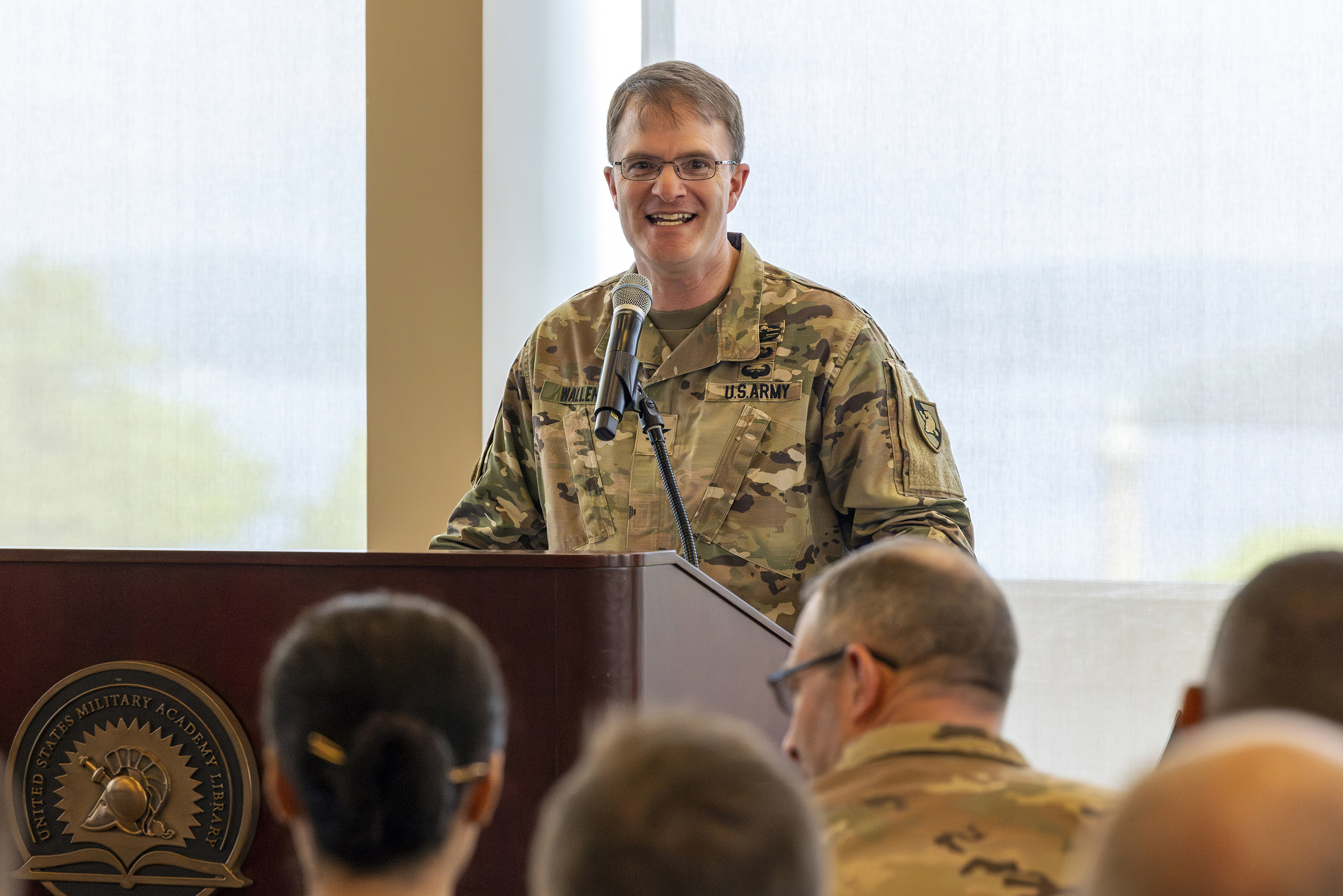 The Center for Faculty Excellence presents the Dean's Awards Ceremony, a celebration of Dean's Awards winners and the Master Teacher Program graduates on May 13 in the Haig Room at Jefferson Hall.    (Photo by Christopher Hennen/USMA PAO)