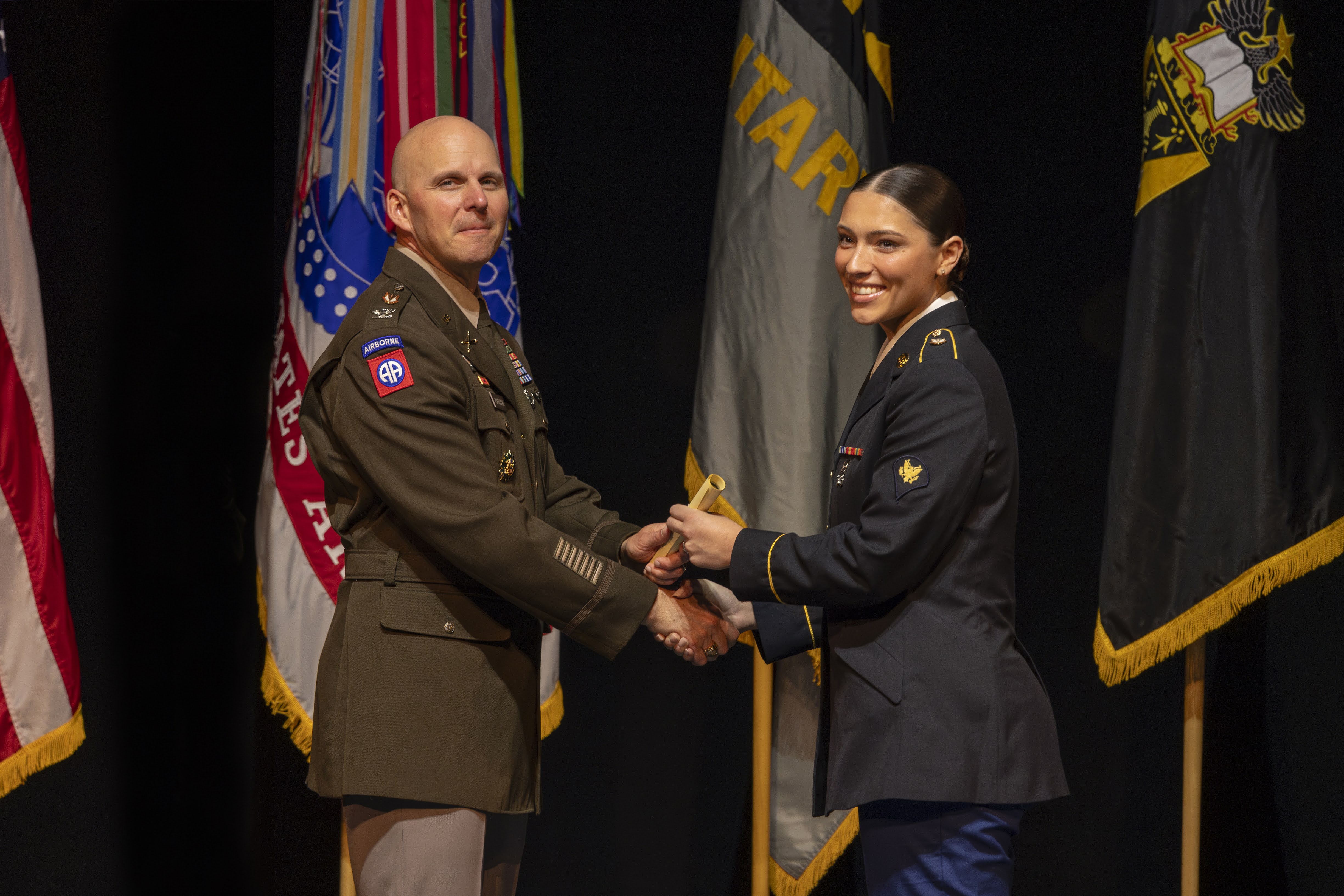 The U.S. Military Academy Preparatory School honored its Class of 2024 on its achievement with a Graduation Ceremony on May 11 at Eisenhower Hall Theatre.  (Photo by Christopher Hennen/USMA PAO)