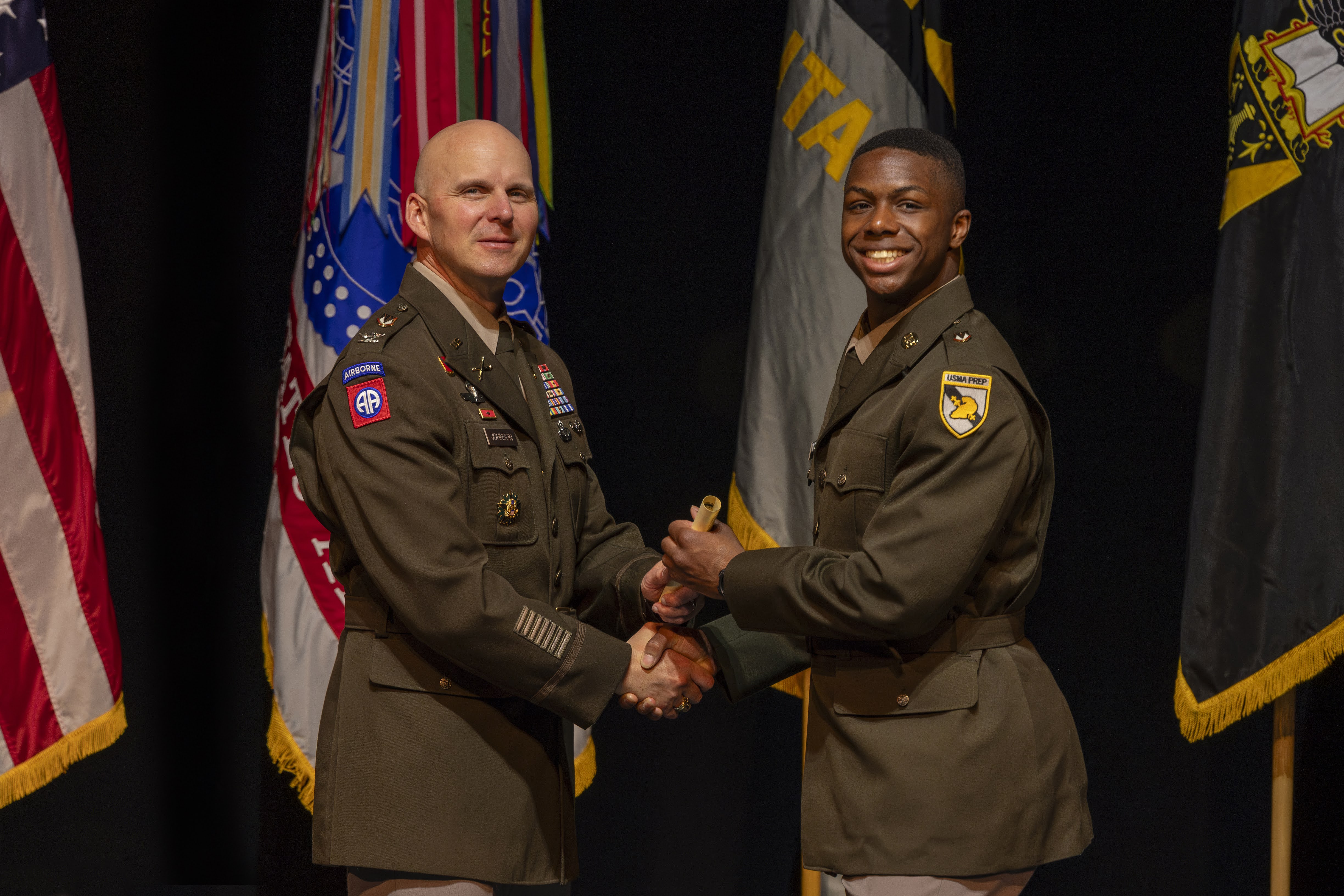 The U.S. Military Academy Preparatory School honored its Class of 2024 on its achievement with a Graduation Ceremony on May 11 at Eisenhower Hall Theatre.  (Photo by Christopher Hennen/USMA PAO)