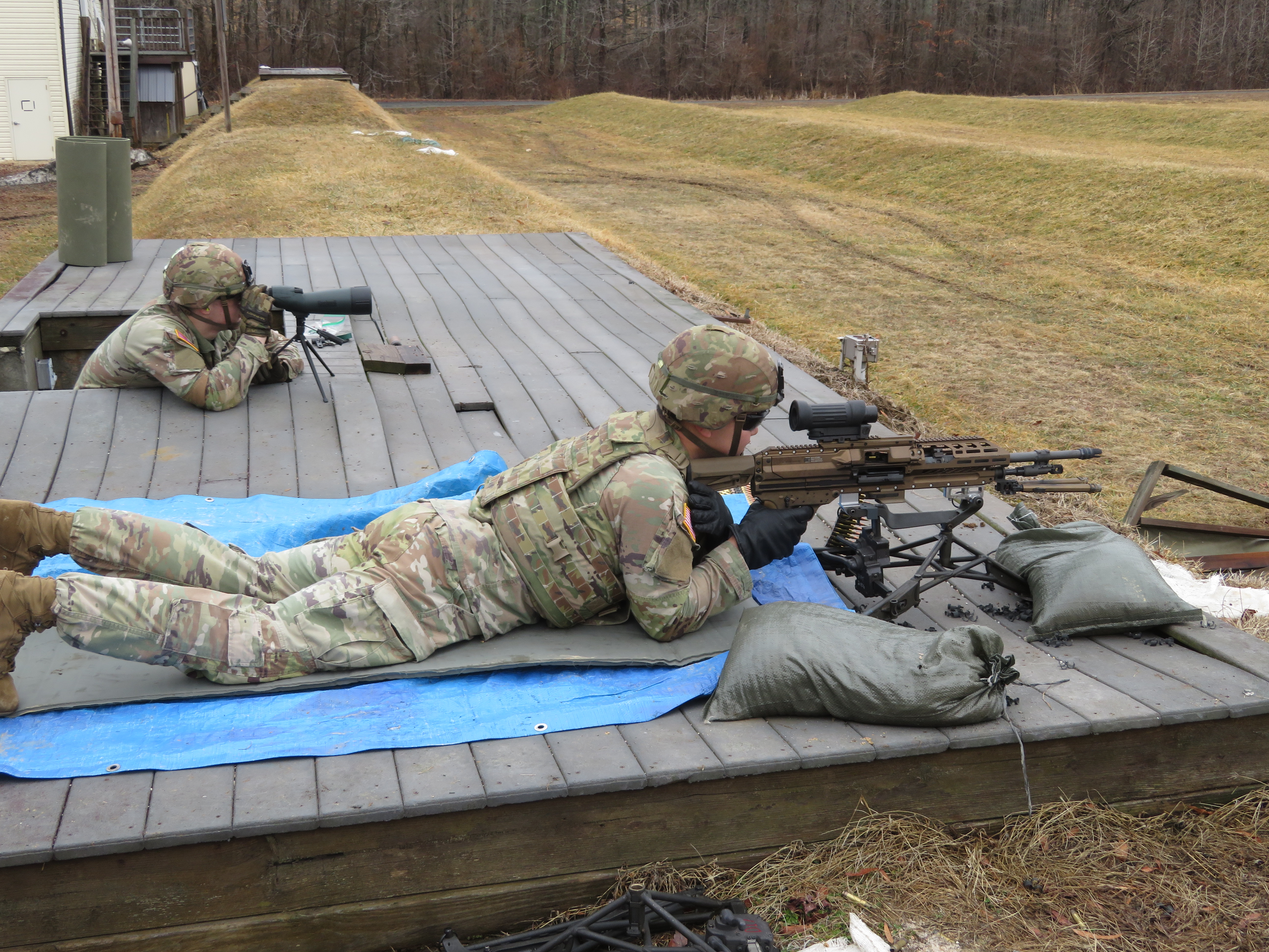 Cadets at the U.S. Military Academy are enhancing battlefield adaptability with a new weapon mount that increases the versatility of the Army’s next-generation M250 automatic rifle.  (Courtesy Photo)