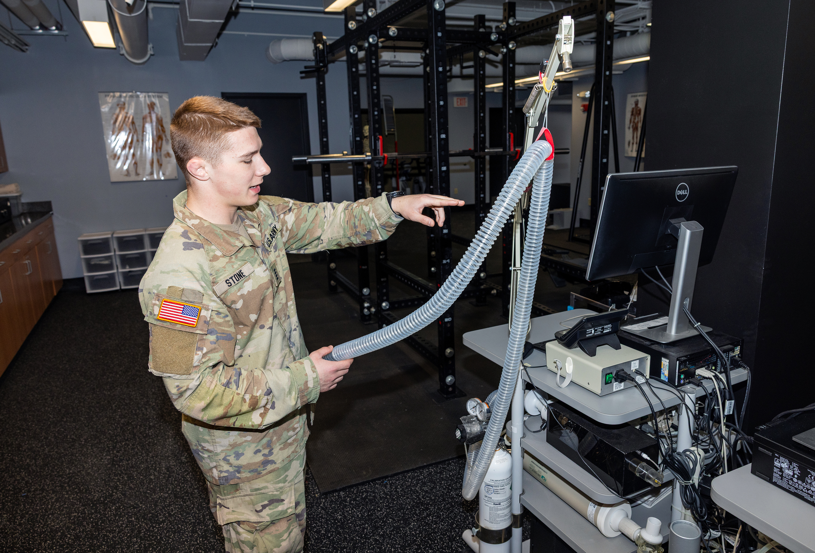 As a Division I wrestler, Class of 2026 Cadet Cole Stone developed an interest in human performance through training and weight cutting for competition. That curiosity deepened two years ago during a treadmill run, sparking a question about the limits of the human body and how lessons from combat sports could apply to Soldiers operating in austere conditions. With the 2026 Projects Day Research Symposium on April 23 at the U.S. Military Academy, Stone will present his research project titled: “Dehydration a