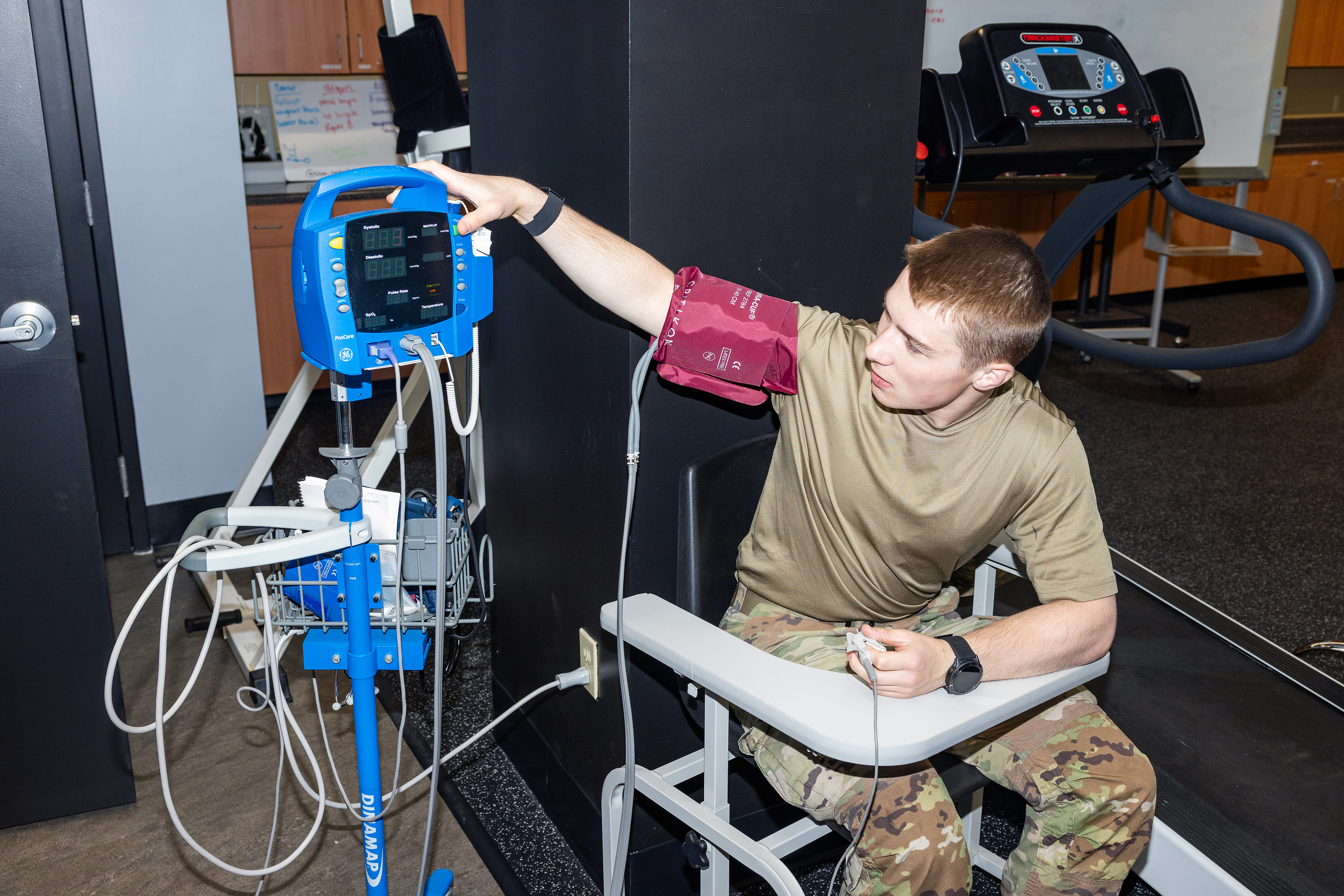 As a Division I wrestler, Class of 2026 Cadet Cole Stone developed an interest in human performance through training and weight cutting for competition. That curiosity deepened two years ago during a treadmill run, sparking a question about the limits of the human body and how lessons from combat sports could apply to Soldiers operating in austere conditions. With the 2026 Projects Day Research Symposium on April 23 at the U.S. Military Academy, Stone will present his research project titled: “Dehydration a