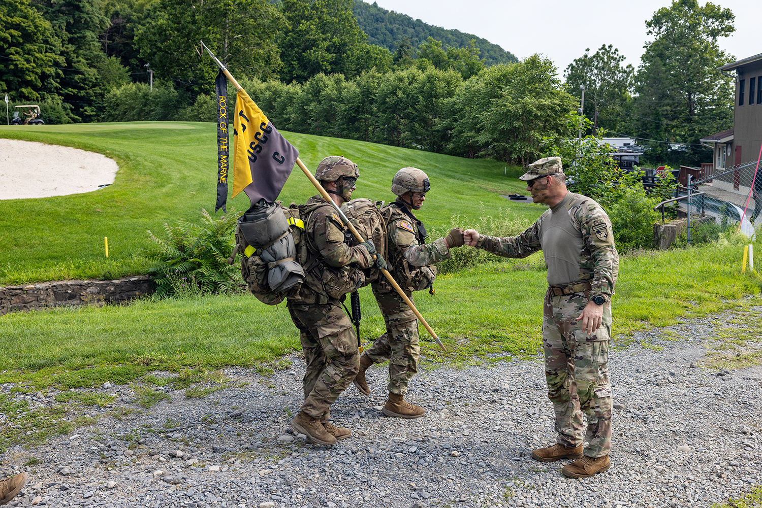 Six weeks of hard work, determination and fatigue tested the mettle of every new cadet in the U.S. Military Academy Class of 2030. When it was done, they passed their final test of the summer by completing the 12-mile March Back on Aug. 10 to finish Cadet Basic Training (CBT) and accomplish their first milestone at West Point. (Photo by Eric S. Bartelt/USMA PAO-VI)