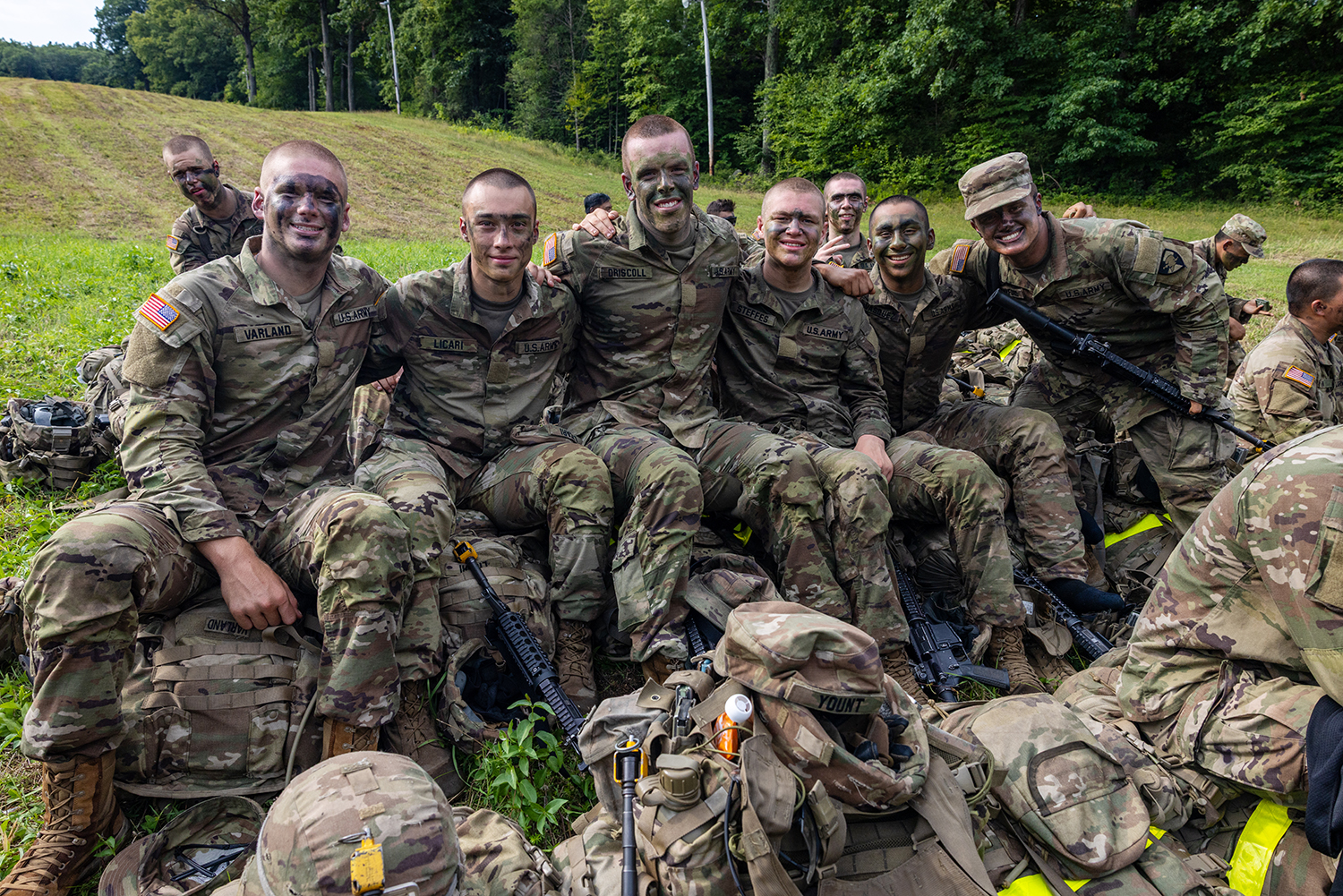 Six weeks of hard work, determination and fatigue tested the mettle of every new cadet in the U.S. Military Academy Class of 2030. When it was done, they passed their final test of the summer by completing the 12-mile March Back on Aug. 10 to finish Cadet Basic Training (CBT) and accomplish their first milestone at West Point. (Photo by Eric S. Bartelt/USMA PAO-VI)