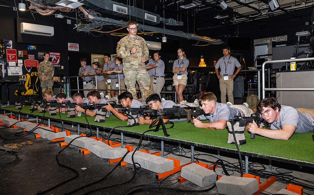 From May 30 through June 16, the Summer Leaders Experience offered high school students from around the United States an opportunity to become familiar with West Point first-hand. Approximately 1,600 rising high school seniors came to the U.S. Military Academy during three five-day iterations to immerse themselves into the lifestyle of a cadet. (Photo by Eric S. Bartelt/USMA PAO-VI)
