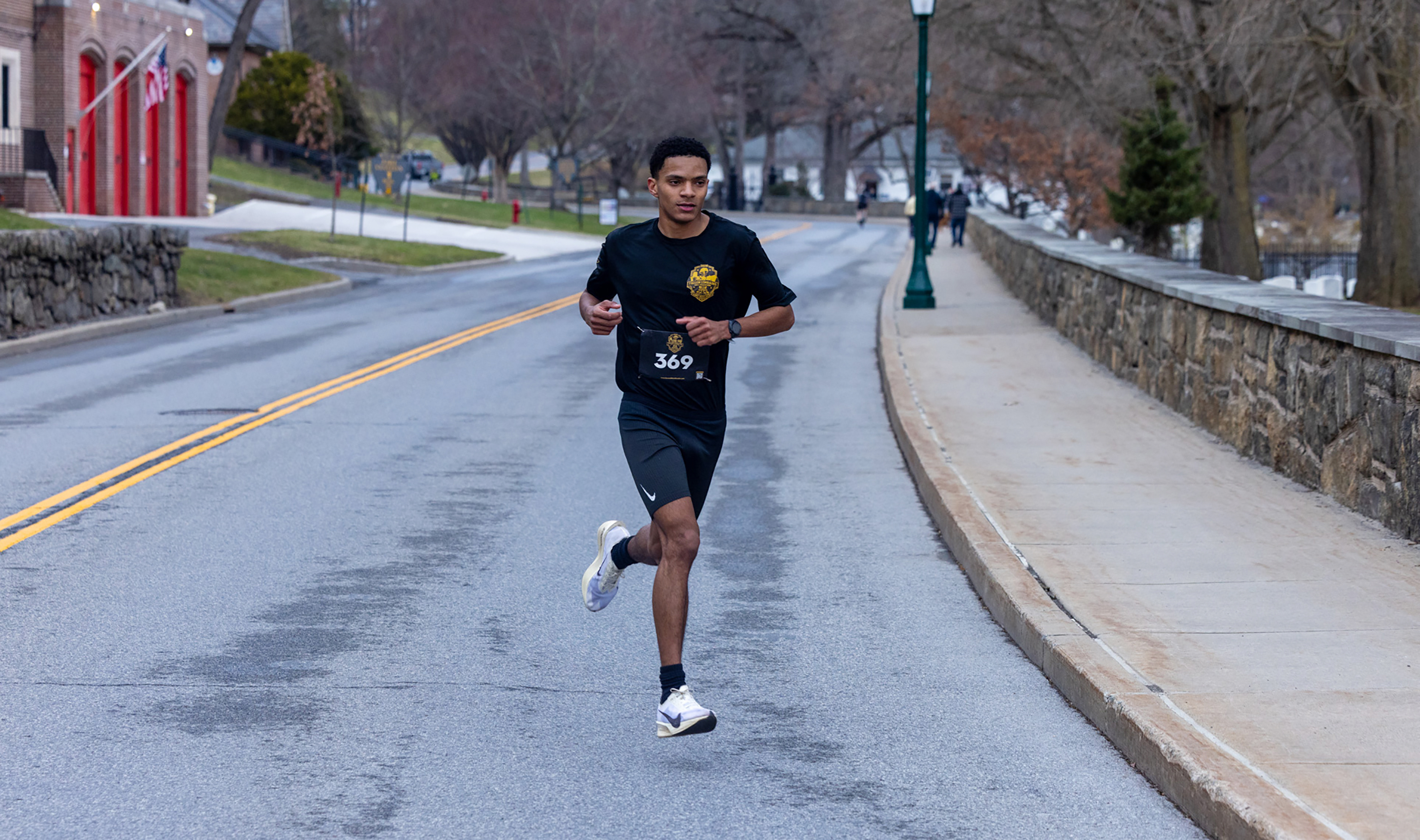 The Army West Point Marathon team hosted the 2026 Fallen Comrades Half Marathon on March 22 at West Point.  Now in its 10th year, more than 900 participated by conquering a challenging 13.1-mile course in remembrance of 13 fallen West Point graduates at each mile marker.  The event featured a combination of a run and ruck divisions, along with a one-mile Kids Run.  (Photo by Eric S. Bartelt/USMA PAO-VI)