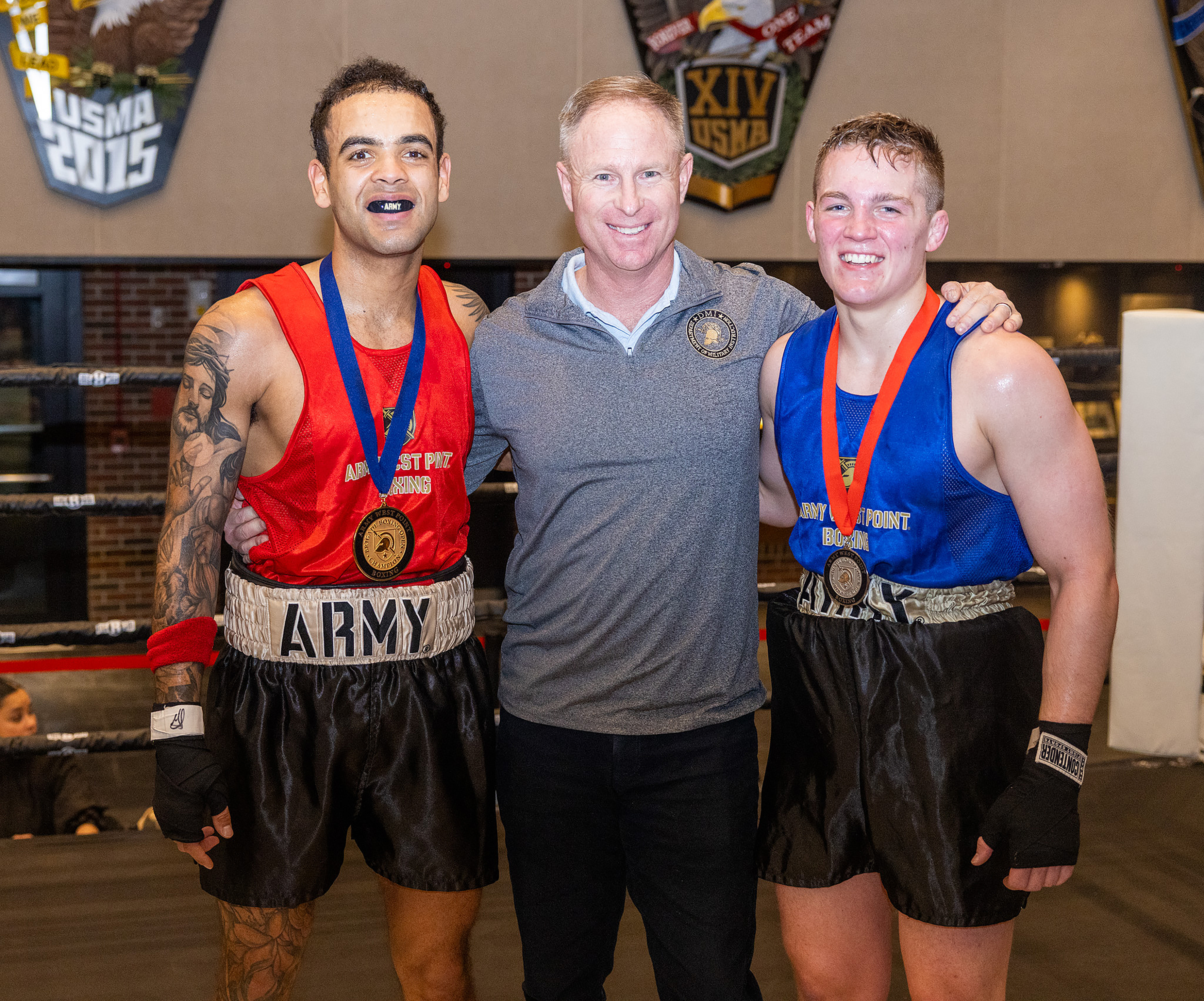 U.S. Military Academy Class of 2026 Cadet and Army West Point Boxing Team Captain Elijah Gates, the journey to earning his first Brigade Boxing Open (BBO) title on Feb. 20 was not easy. His path to this moment began three years before he was accepted to the academy. However, he earned  his first BBO title and now is looking for the national championship title at 165 pounds.  (Phot by Eric S. Bartelt/USMA PAO-VI)