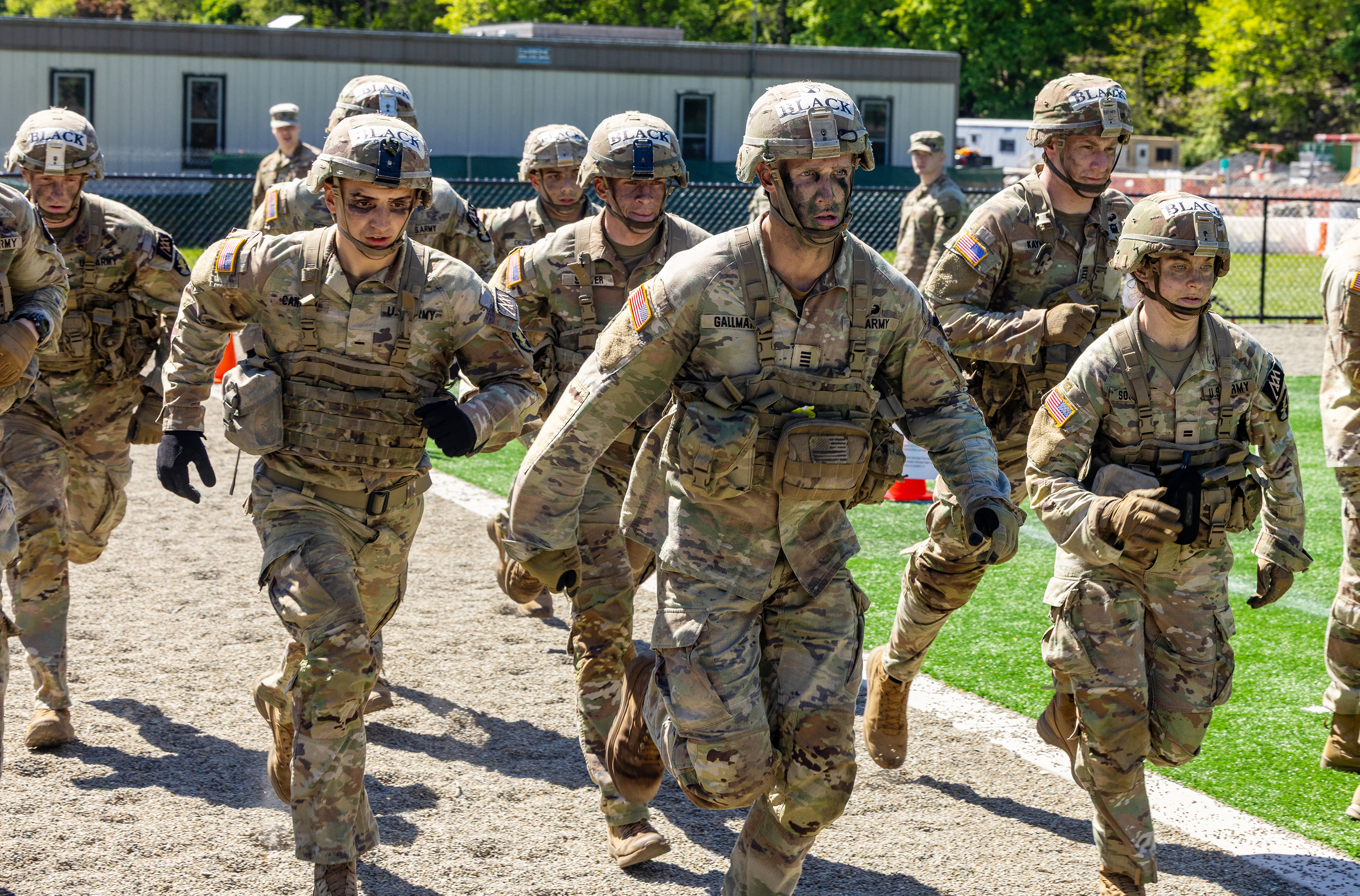 This year’s 59th annual Sandhurst Military Skills Competition concluded on May 2 with USMA teams taking the top two spots with the USMA Sandhurst Black Team taking first overall and the USMA Sandhurst Gold Team finishing second.  (Photo by Eric S. Bartelt/USMA PAO-VI)
