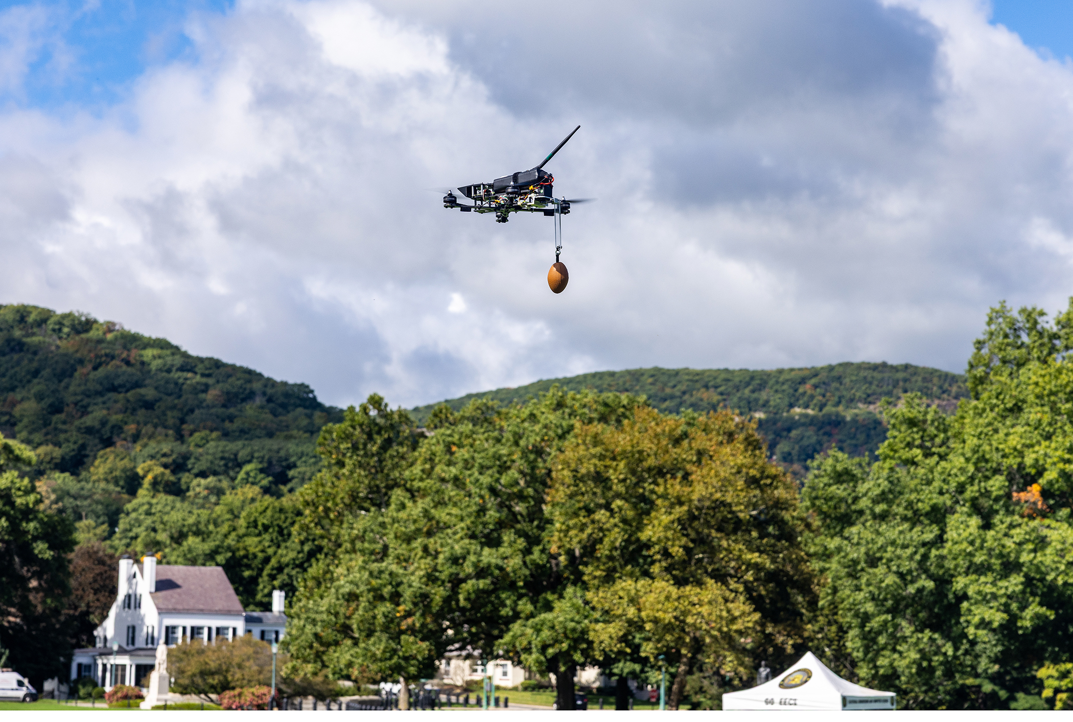 Using drones at the U.S. Military Academy has been imperative to stay at the forefront of these technologies through field training application, classroom instruction, drone construction to prepare cadets for what awaits them when they graduate and transition into their Army units as young leaders.  (Photo by Eric S. Bartelt/USMA PAO-VI)